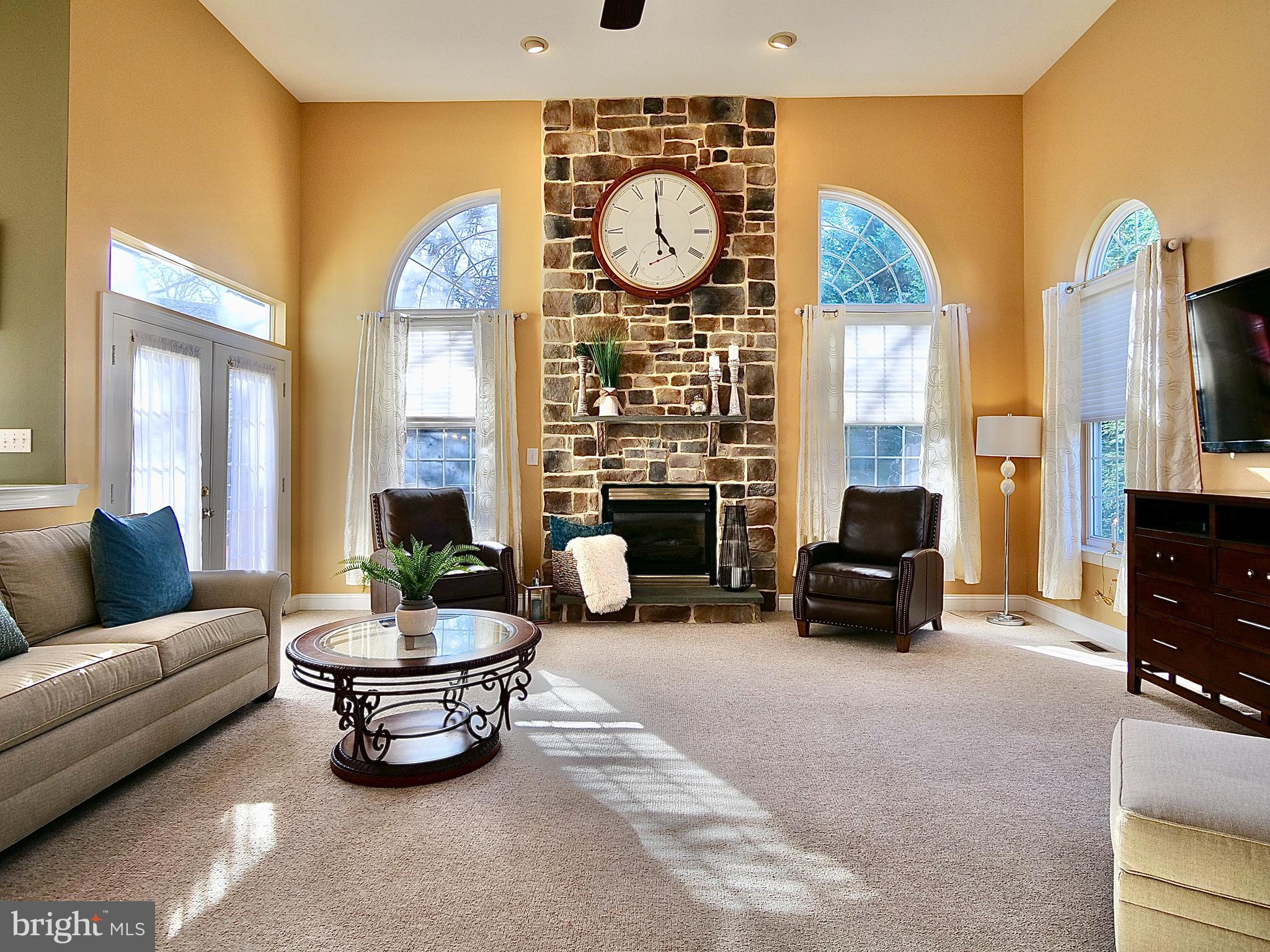 777 Kelli Lane Springfield, PA 19064 - Photo 24 of 68 Stone Faced Fireplace in Family Room