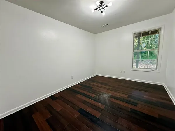 wooden floor in an empty room