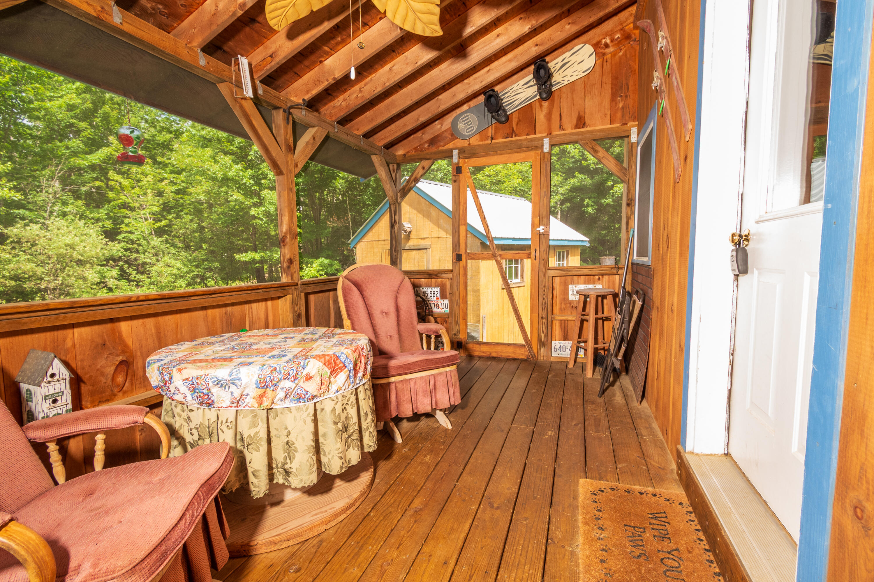 1281 Center Hill Road Weld, ME 04285 - Photo 8 of 43 Screened Porch