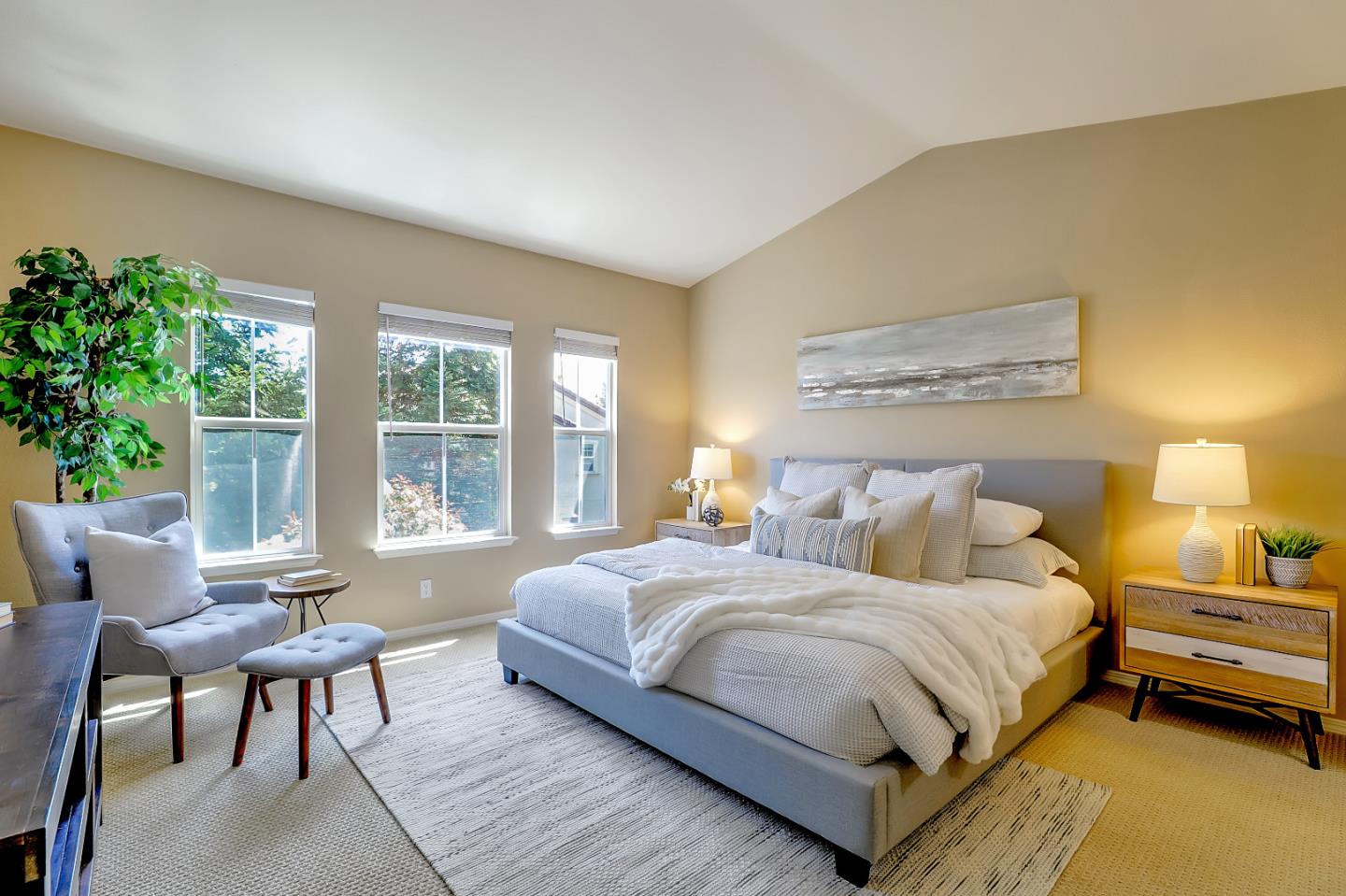 504 Weiner Way San Ramon, CA 94582 - Photo 21 of 41 a bedroom with a bed and a couch