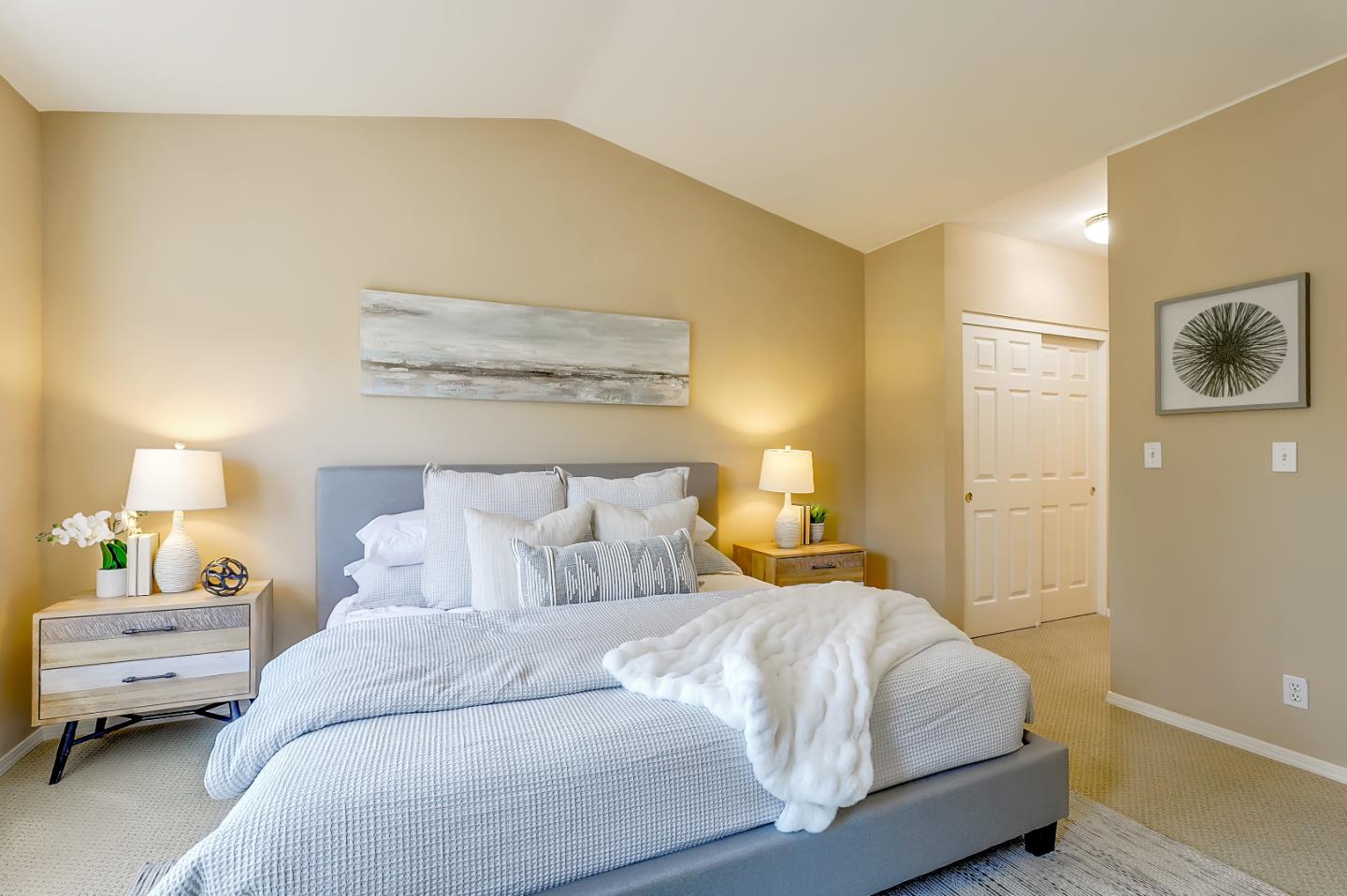 504 Weiner Way San Ramon, CA 94582 - Photo 23 of 41 a bedroom with a bed and a lamp