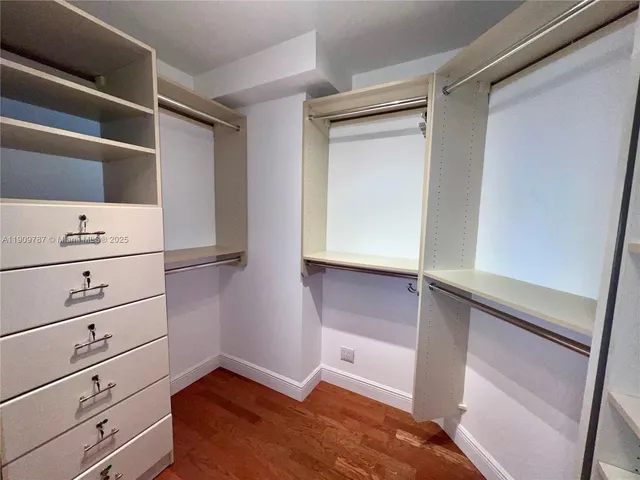 a view of walk in closet