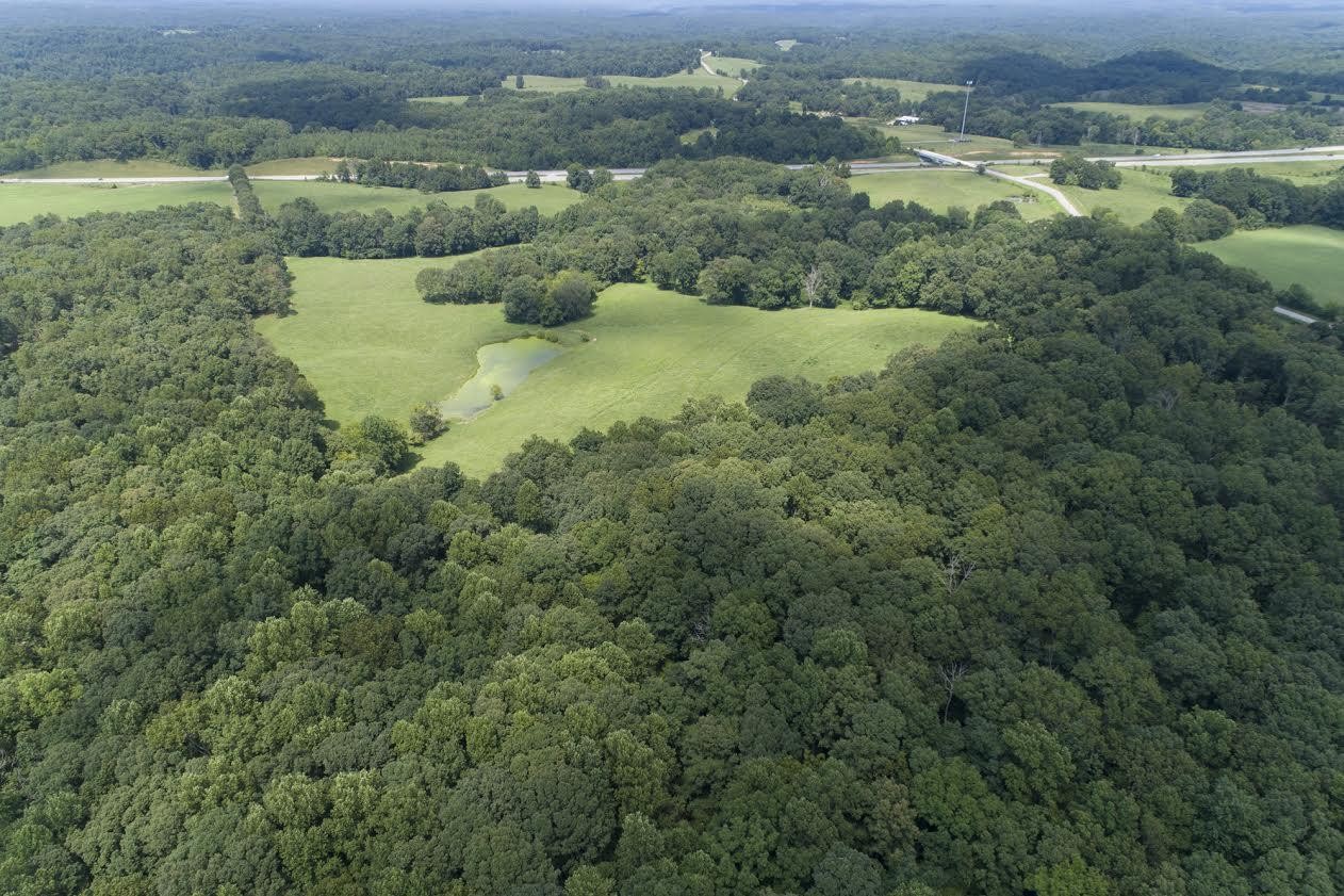 7426 Pinewood Road Franklin, TN 37064 - Photo 25 of 30 an aerial view of a houses with a lush green hillside