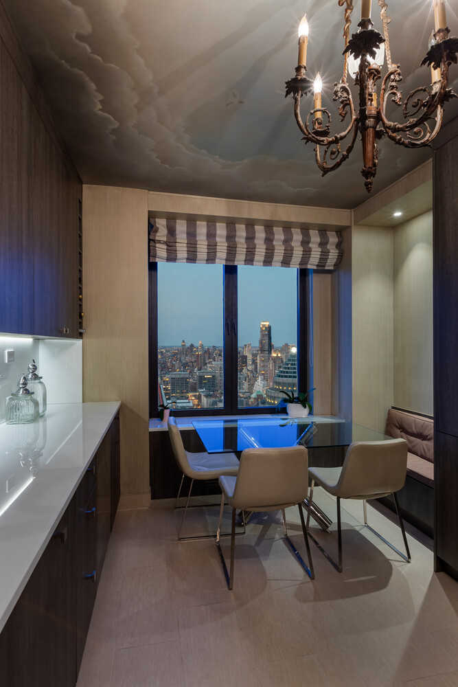 117 East 57th Street, Unit 49D/51D Manhattan, NY 10022 - Photo 14 of 46 a living room with furniture and a large window