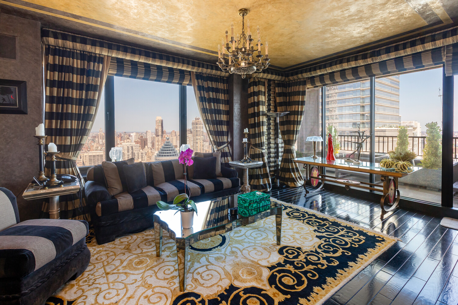 117 East 57th Street, Unit 49D/51D Manhattan, NY 10022 - Photo 17 of 46 a living room with furniture