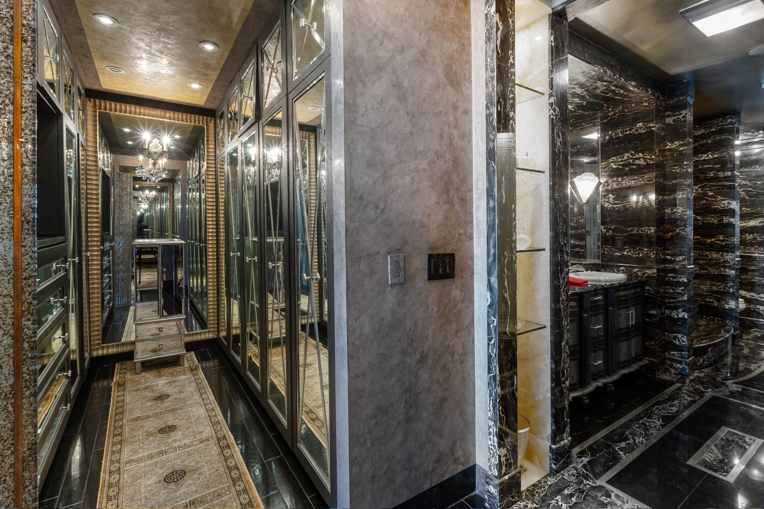 117 East 57th Street, Unit 49D/51D Manhattan, NY 10022 - Photo 22 of 46 a bathroom with shower