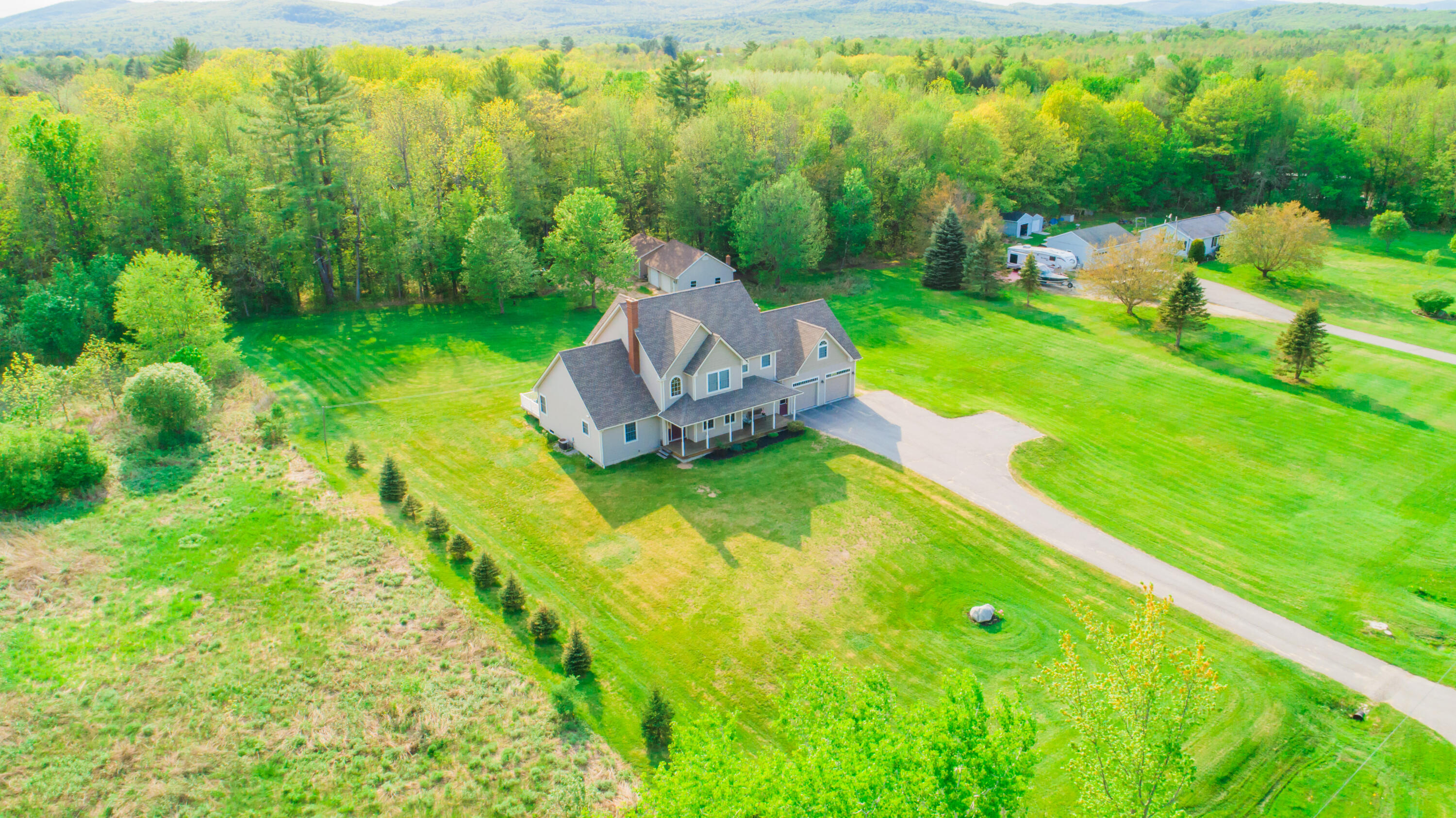 68 Townsend Road Hebron, ME 04238 - Photo 91 of 99 68 Townsend Road Aerial-4