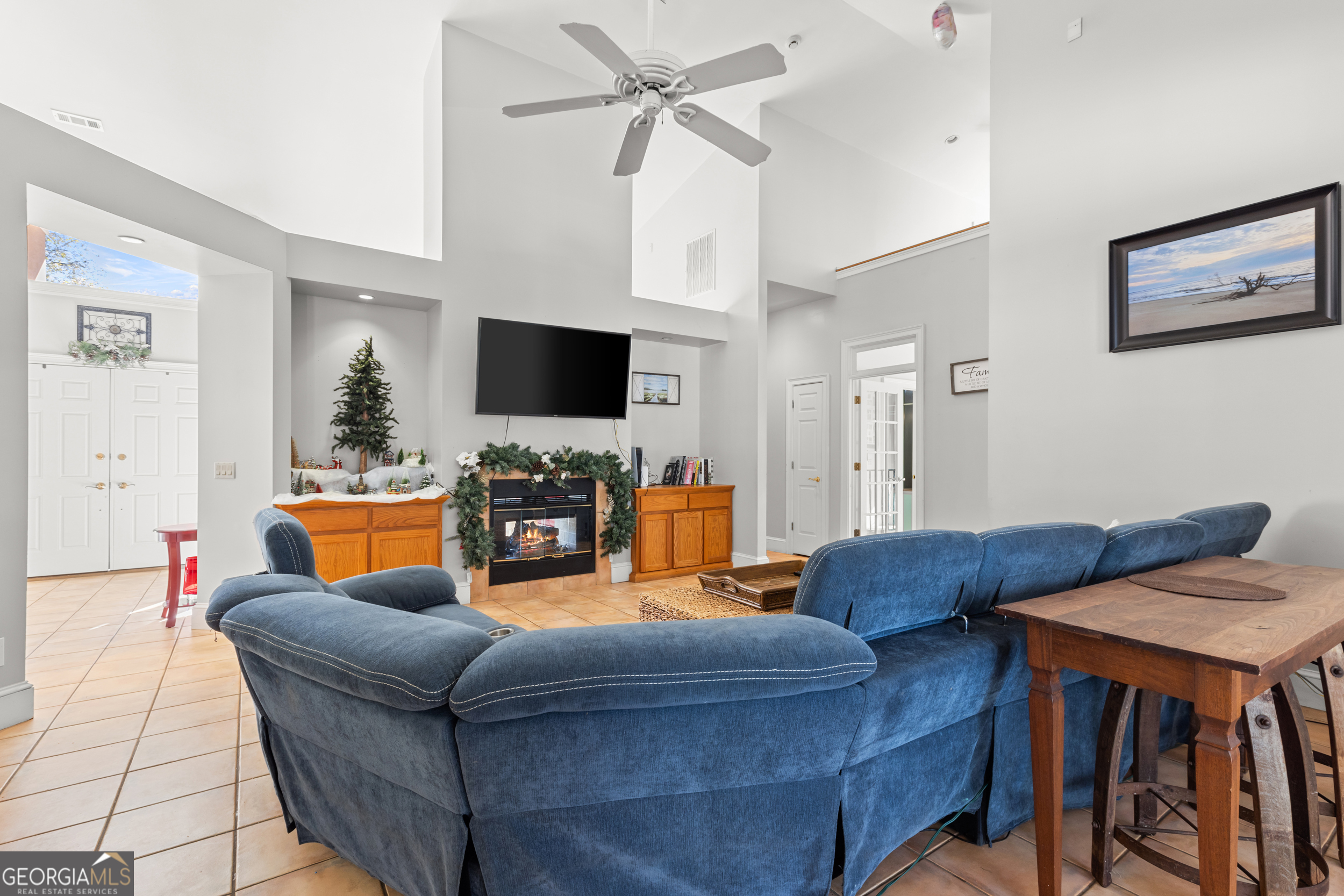 593 Cross Creek Drive Toccoa, GA 30577 - Photo 14 of 55 a living room with furniture and a flat screen tv