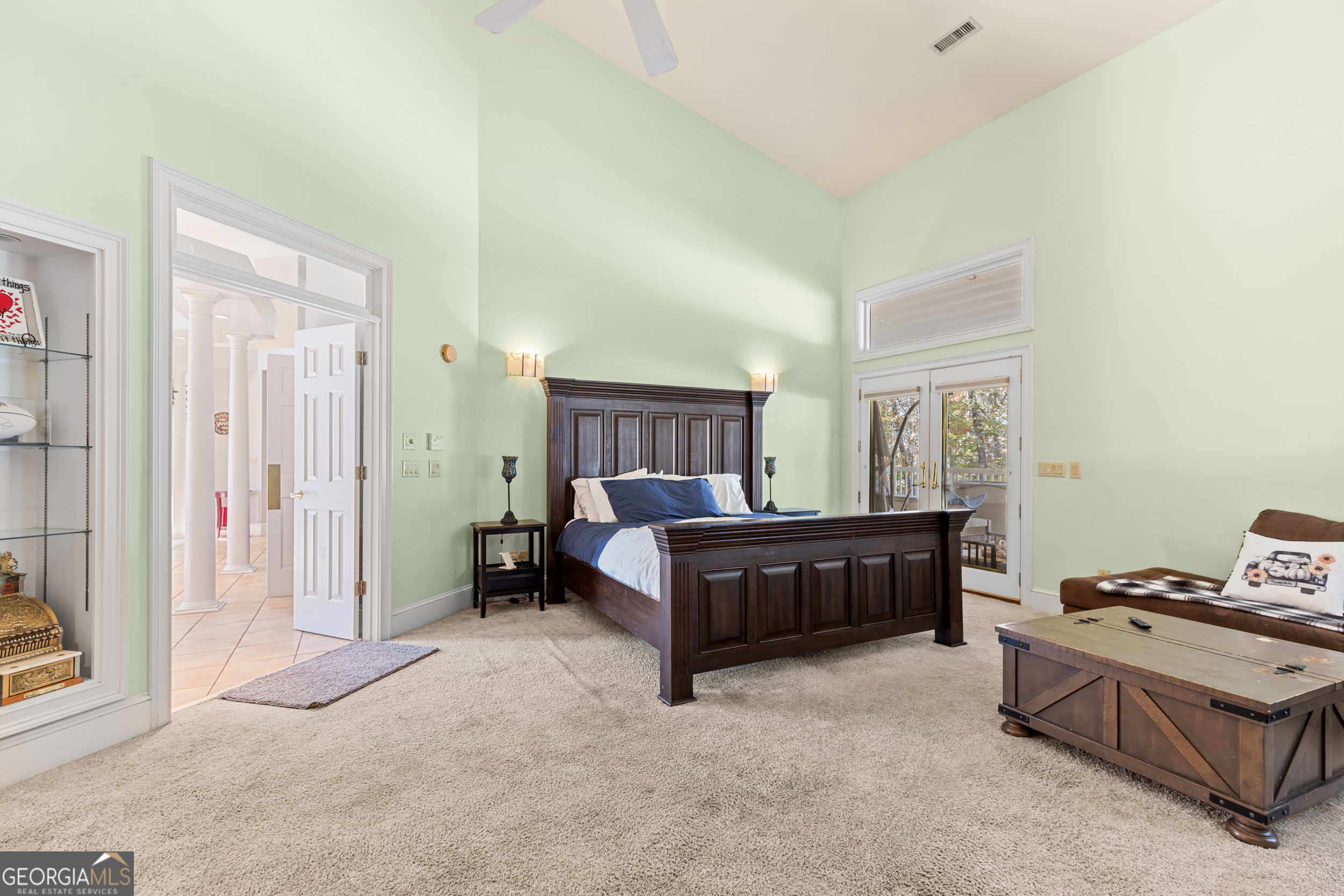 593 Cross Creek Drive Toccoa, GA 30577 - Photo 19 of 55 a spacious bedroom with a bed and a cabinets