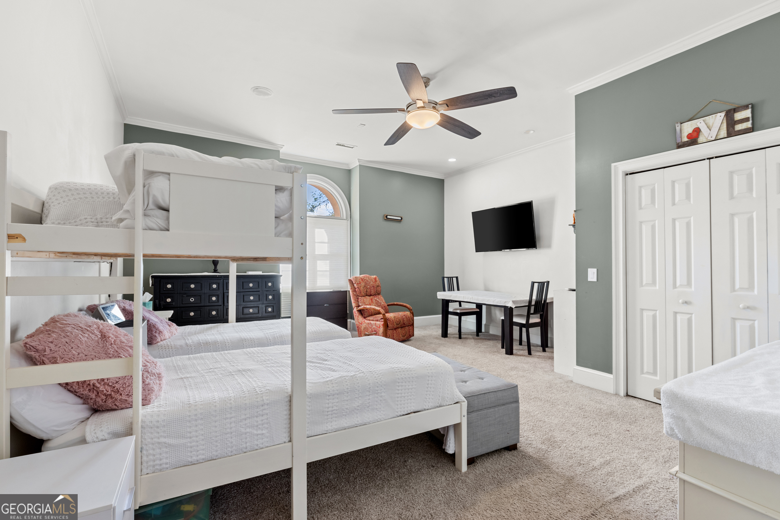 593 Cross Creek Drive Toccoa, GA 30577 - Photo 28 of 55 a large bedroom with fireplace and bed