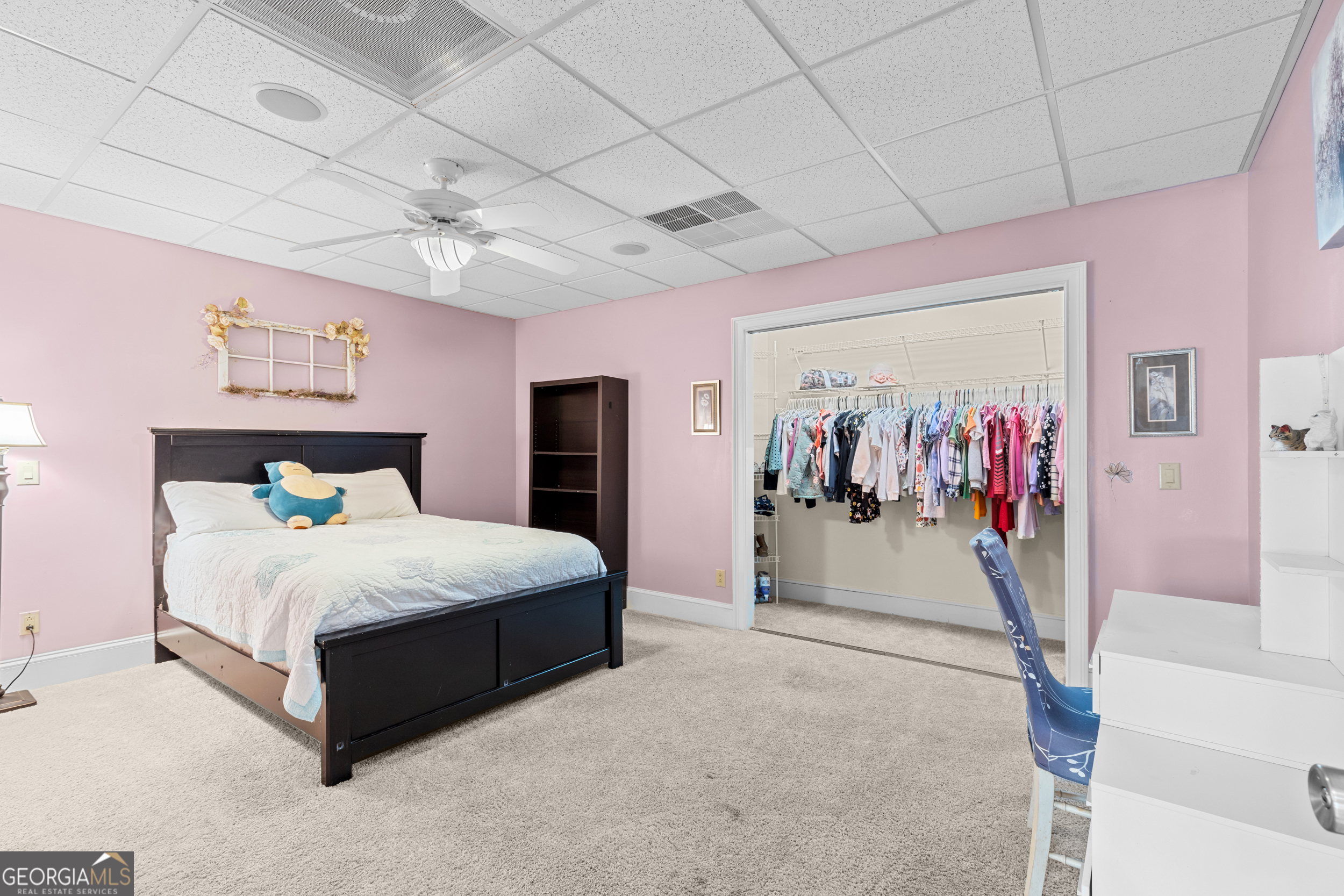 593 Cross Creek Drive Toccoa, GA 30577 - Photo 39 of 55 a spacious bedroom with a bed and a walk in closet