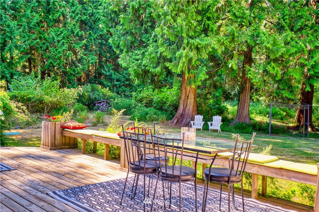 2172 Foxhole Road Point Roberts, WA 98281 - Photo 8 of 40 a view of backyard with seating and green space