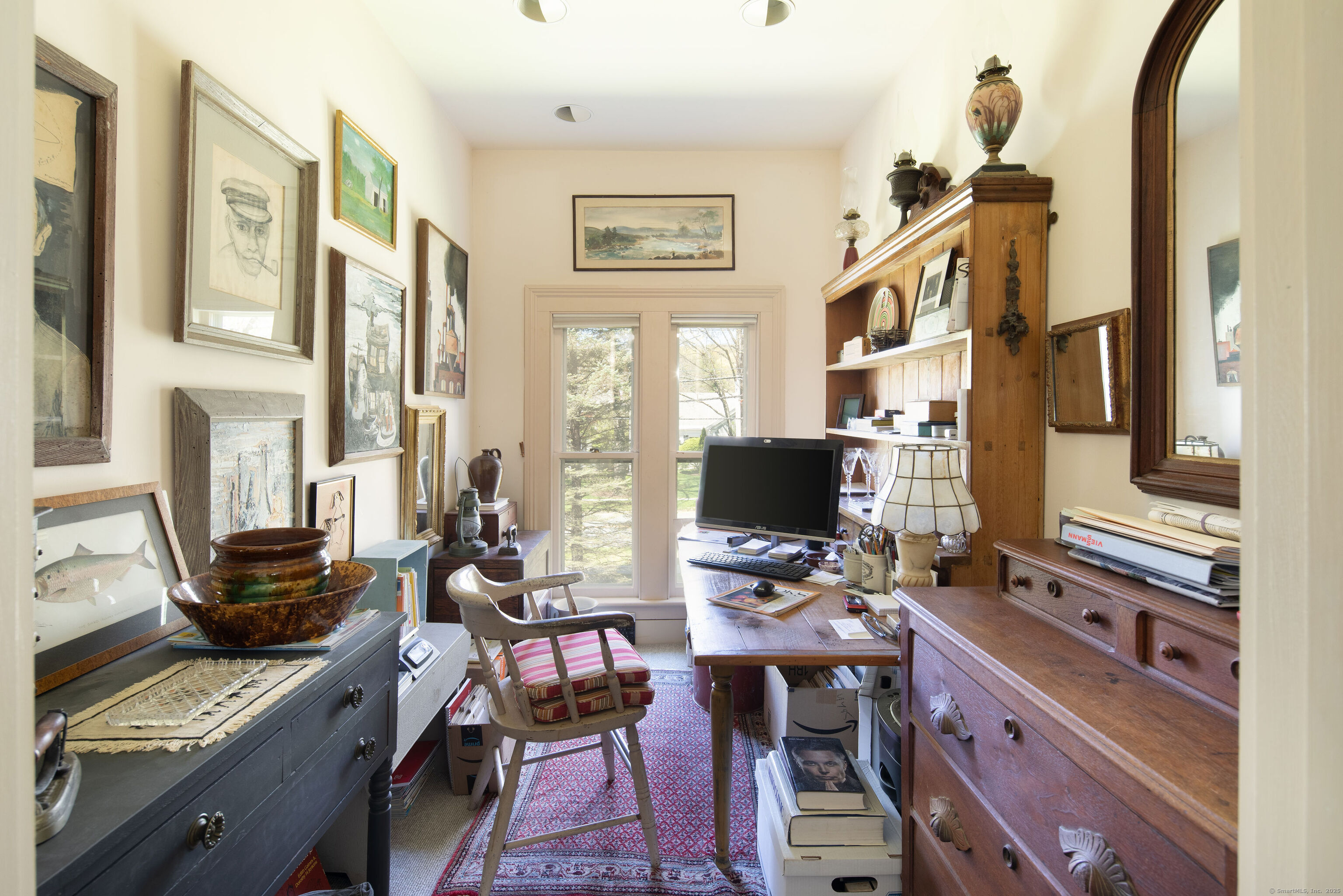 308 Main Street Salisbury, CT 06039 - Photo 27 of 35 a view of a livingroom with workspace and a window