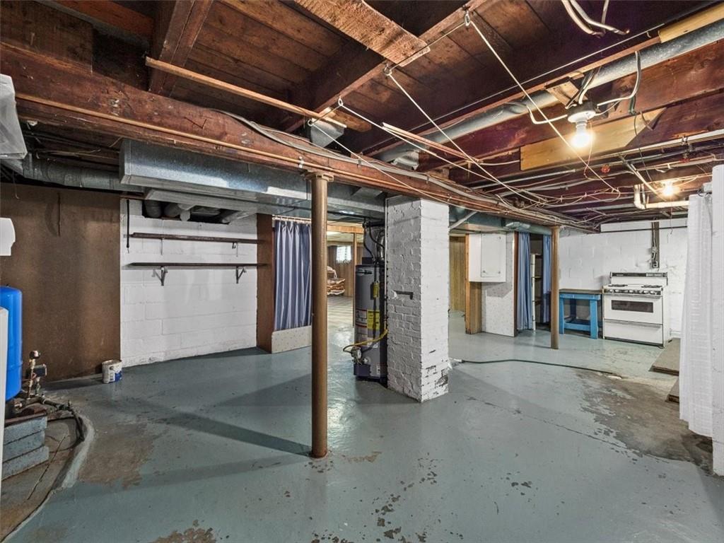 681 Herman Road Butler, PA 16002 - Photo 24 of 28 a view of an empty room with wooden roof