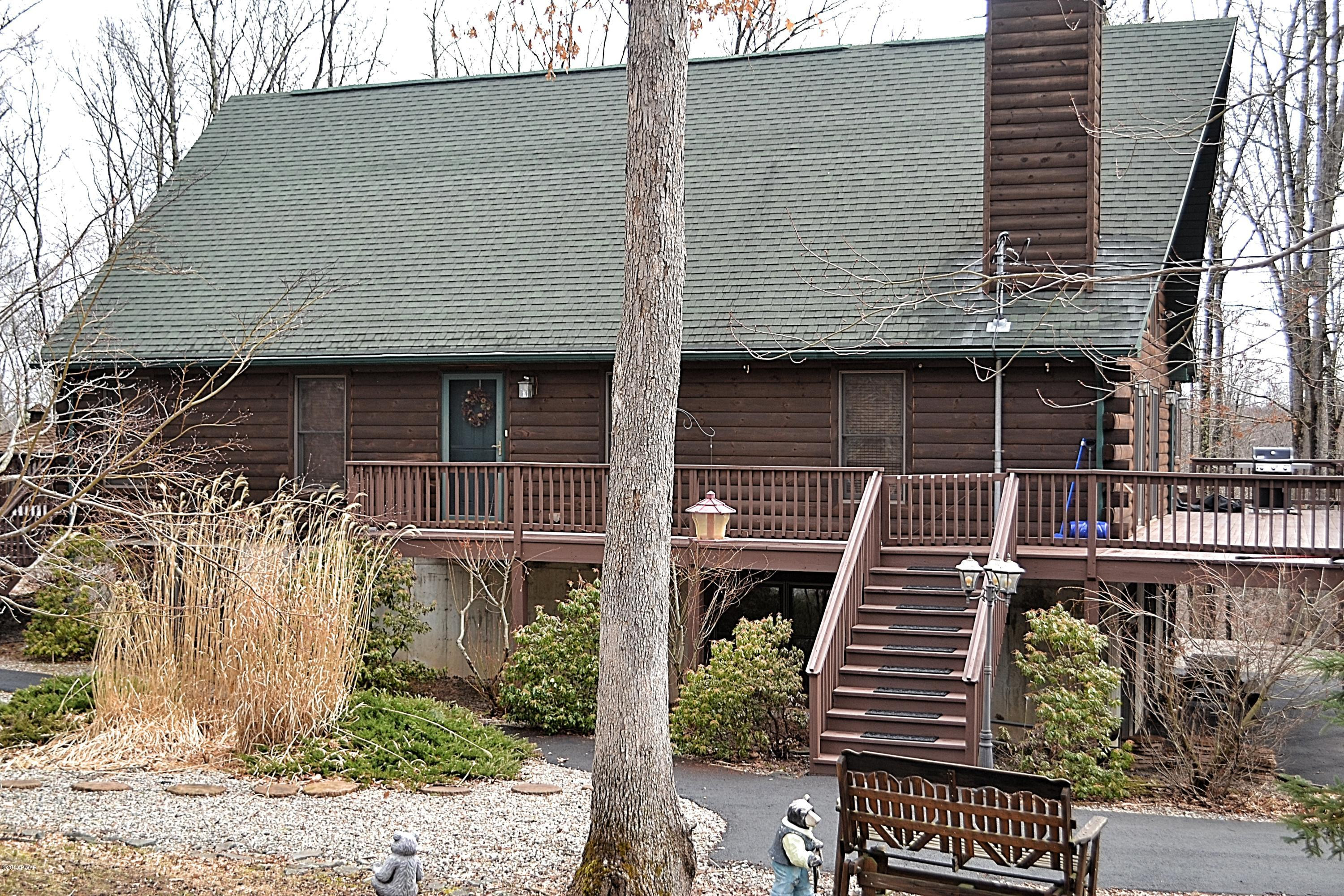 14 Ruffed Grouse Road Lakeville, PA 18438 - Photo 49 of 49 Side View with main entrance on MLS