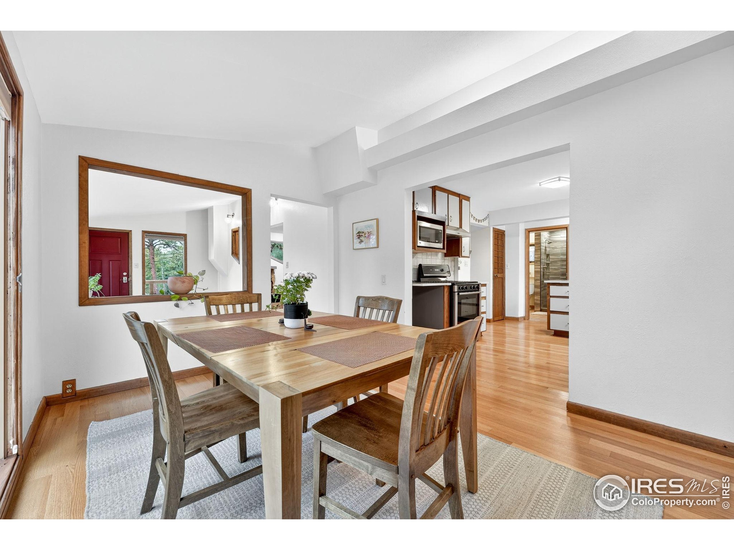 1707 Ridge Road Nederland, CO 80466 - Photo 18 of 50 a view of a dining room with furniture