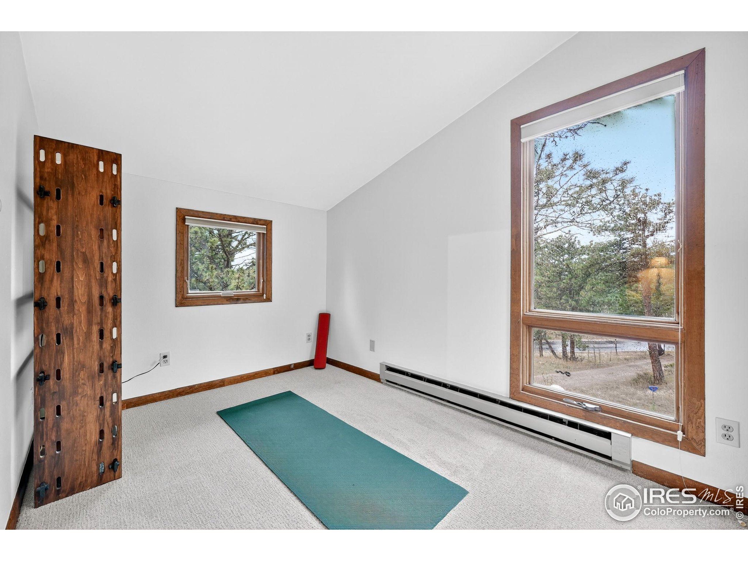 1707 Ridge Road Nederland, CO 80466 - Photo 30 of 50 a view of an empty room with window and wooden floor