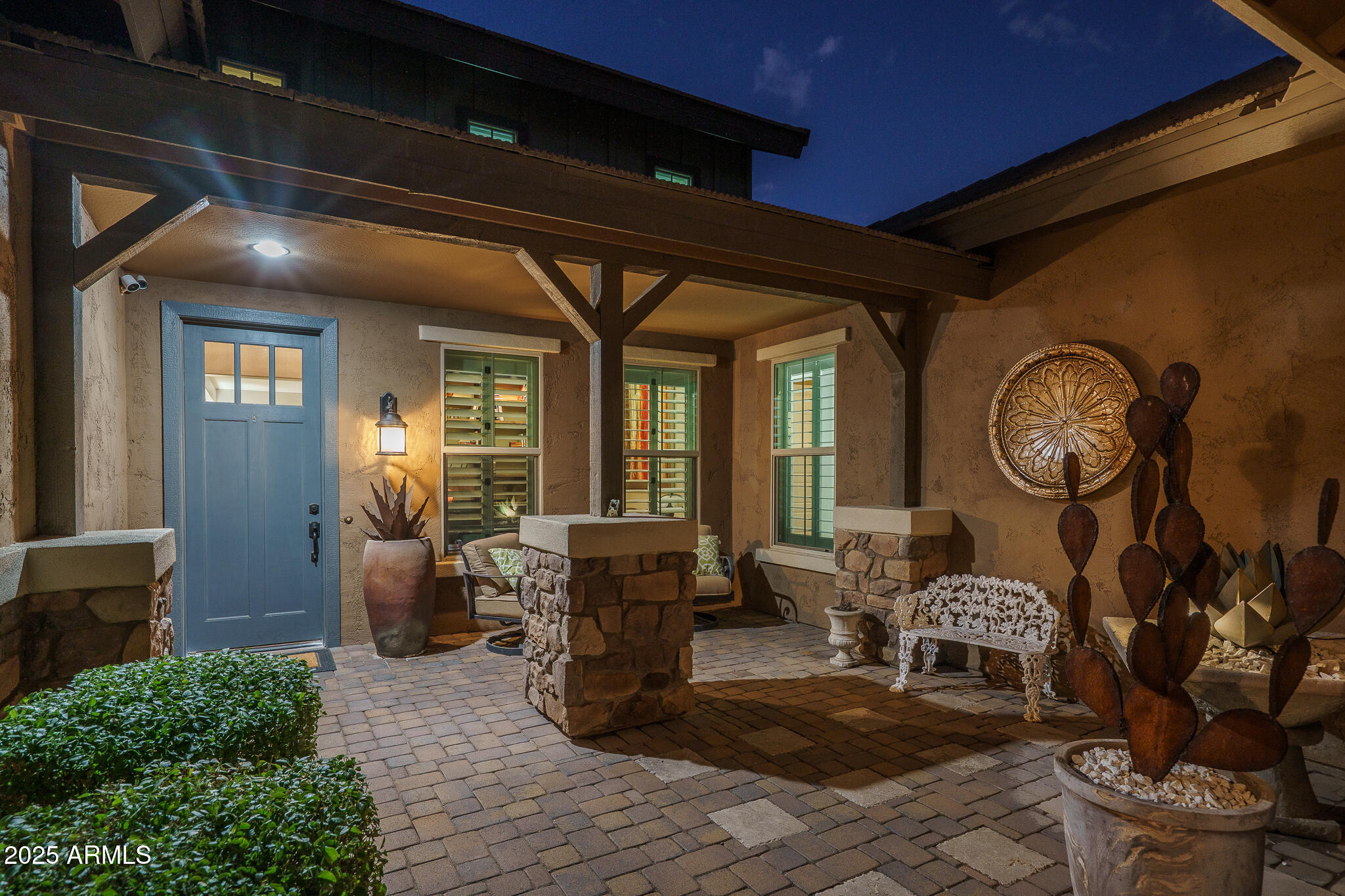 54) FRONT PATIO