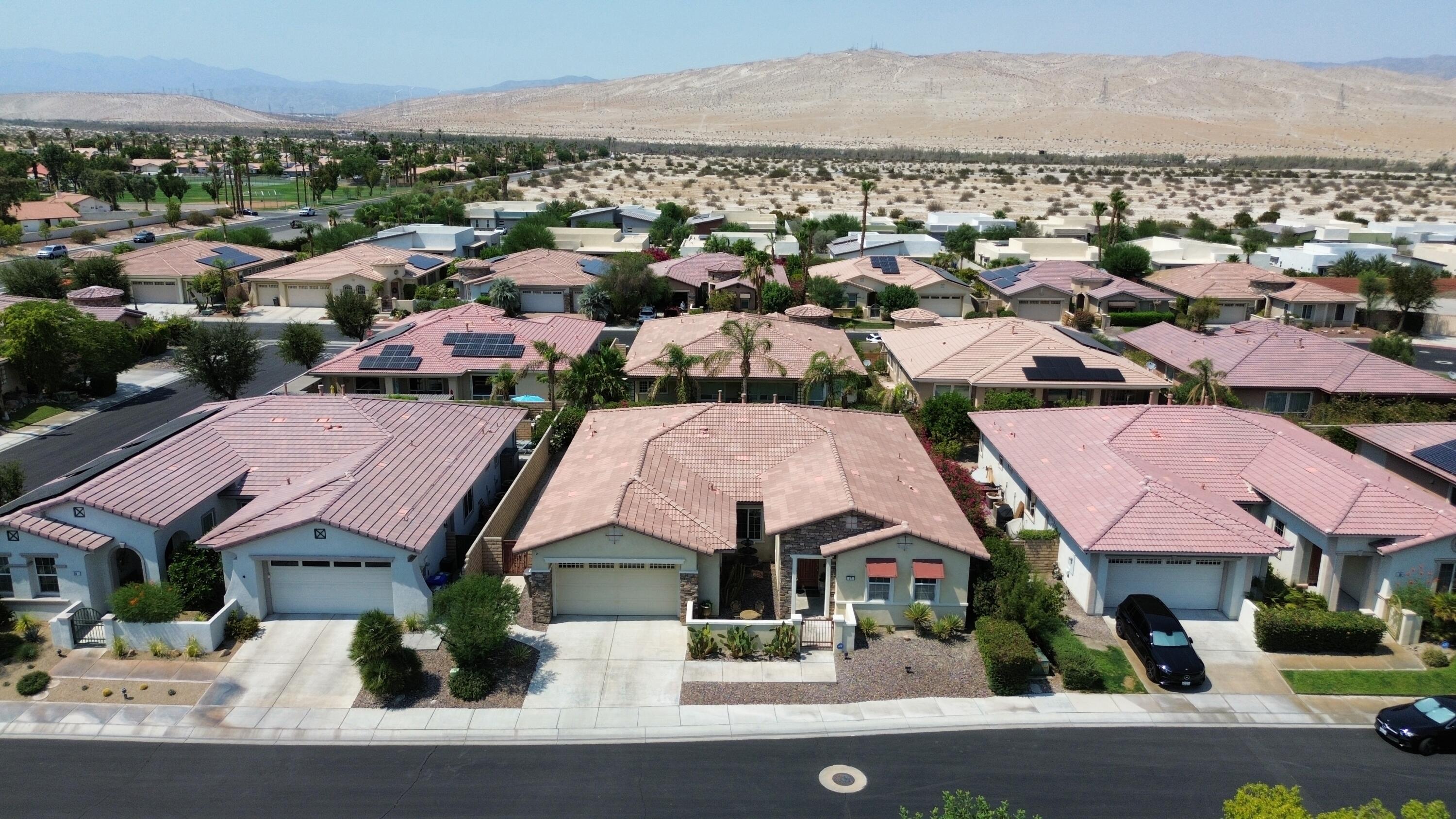 27 Via Del Maricale Rancho Mirage, CA 92270 - Photo 42 of 52 an aerial view of residential houses and outdoor space