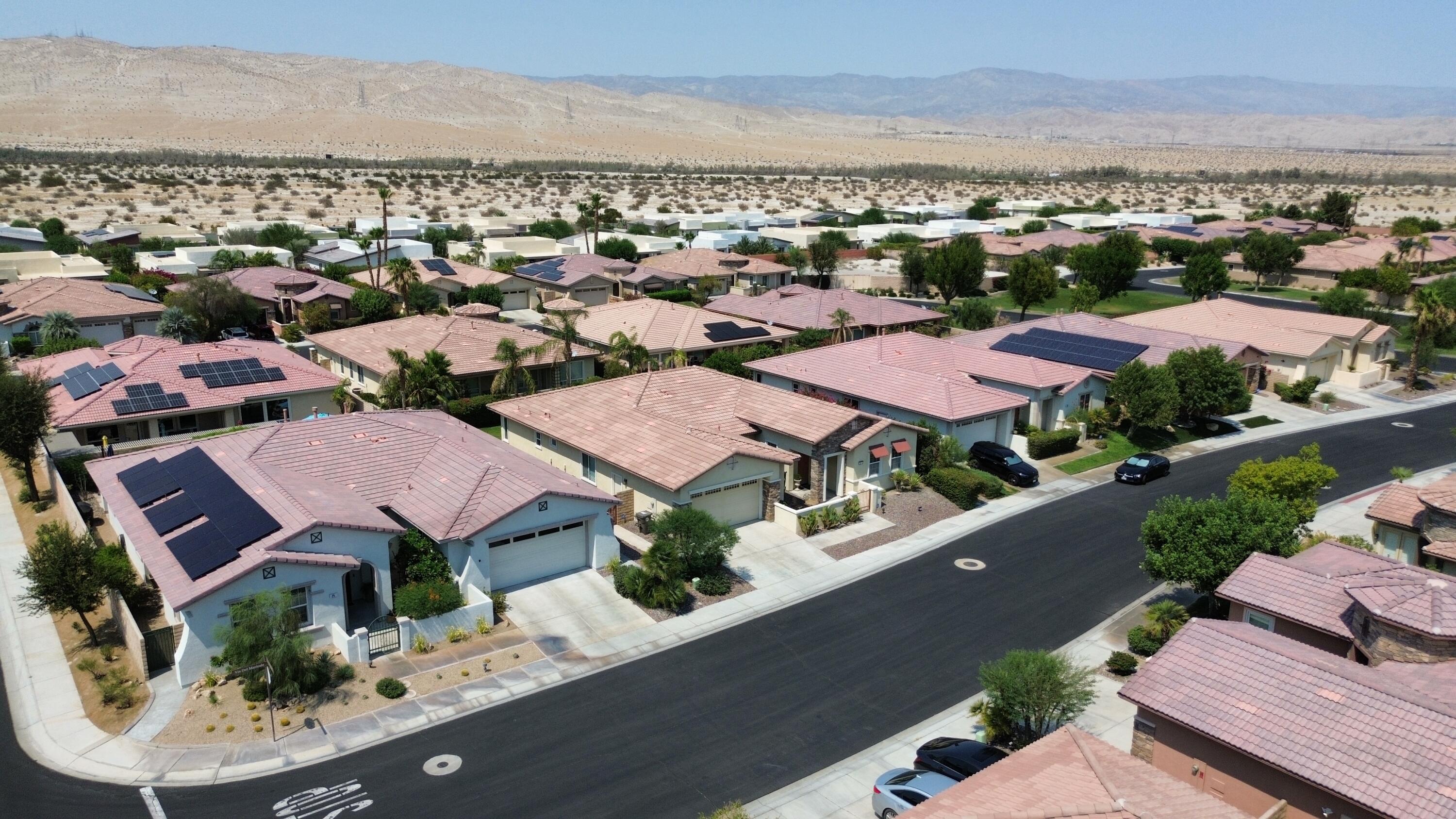 27 Via Del Maricale Rancho Mirage, CA 92270 - Photo 43 of 52 an aerial view of residential houses with outdoor space