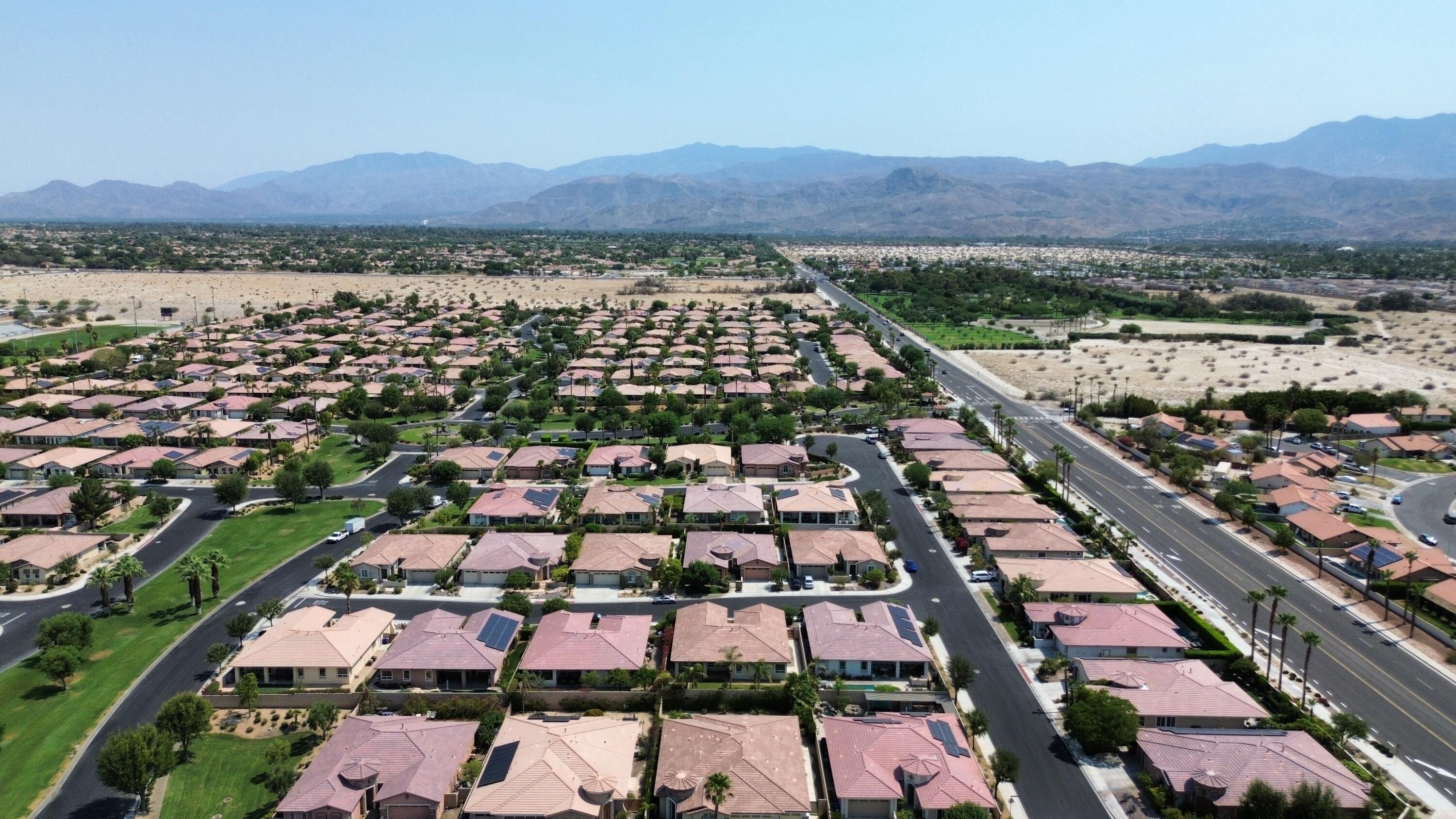 27 Via Del Maricale Rancho Mirage, CA 92270 - Photo 45 of 52 an aerial view of residential houses and outdoor space