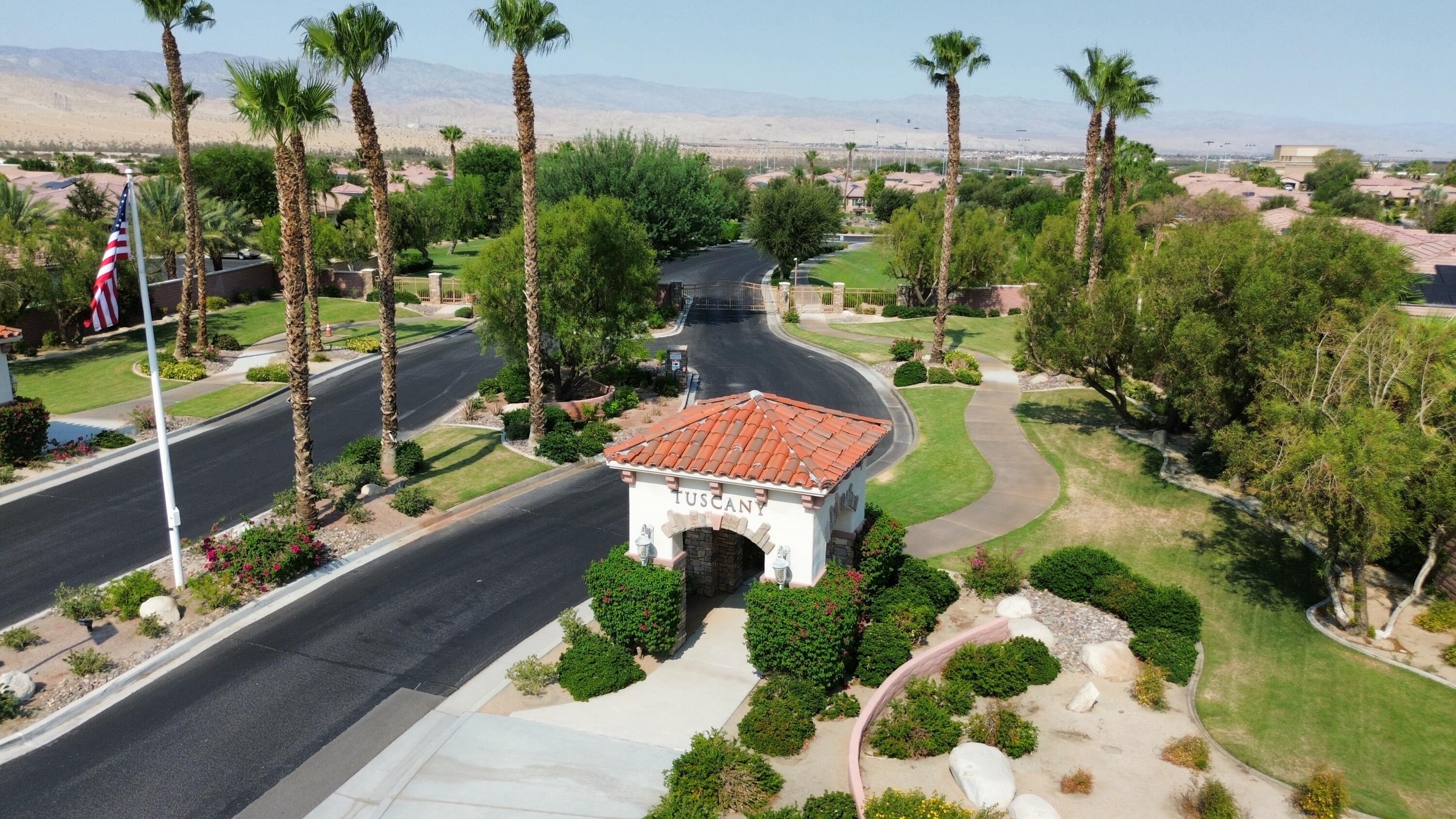 27 Via Del Maricale Rancho Mirage, CA 92270 - Photo 52 of 52 a aerial view of a house with a garden and plants
