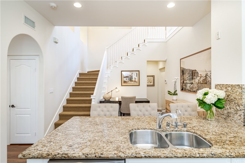 37 Mandria Newport Coast, CA 92657 - Photo 21 of 53 Kitchen, Office, Powder, stairway to heaven