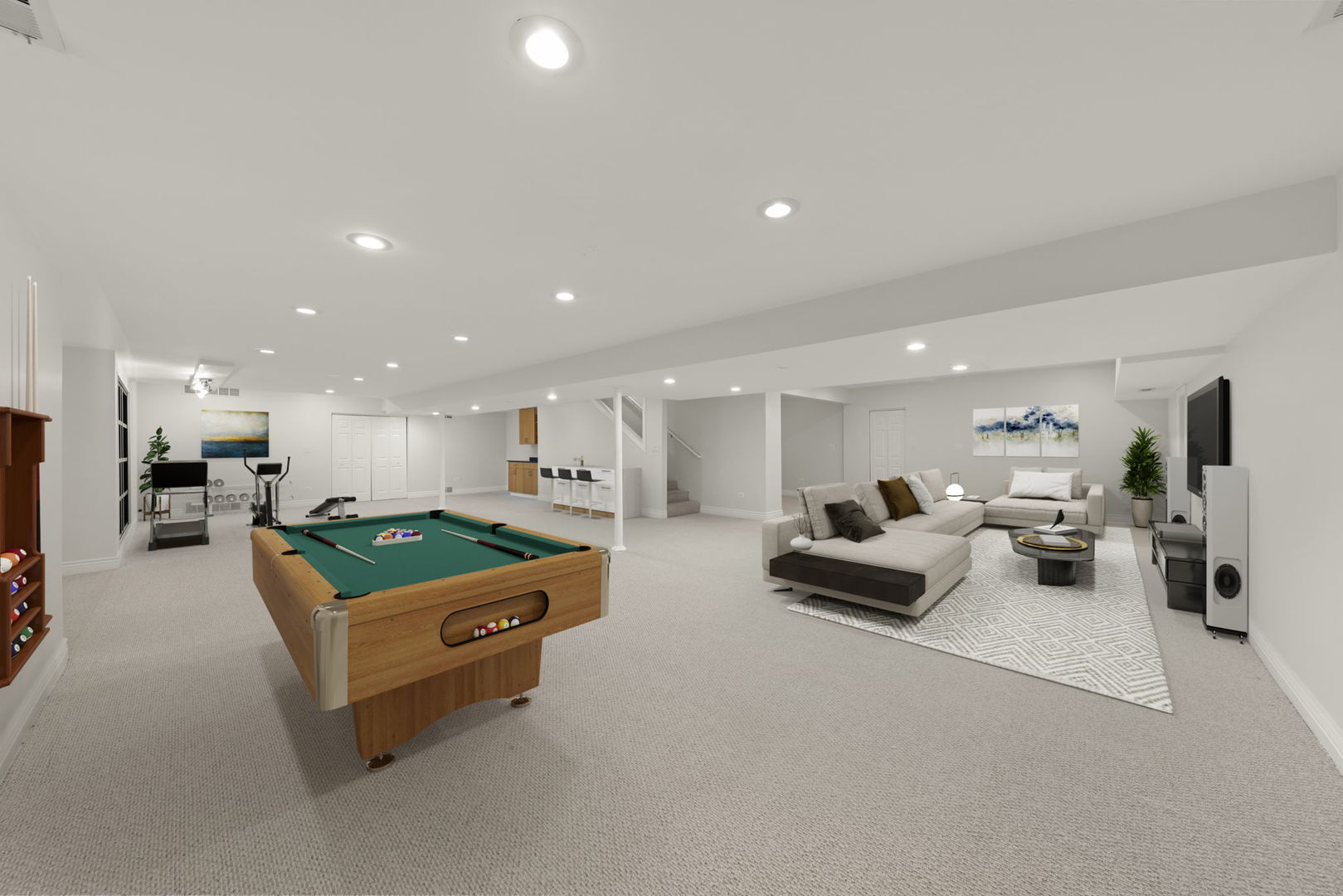 1663 Pebble Beach Way Vernon Hills, IL 60061 - Photo 34 of 40 a room with stainless steel appliances furniture and a view of kitchen