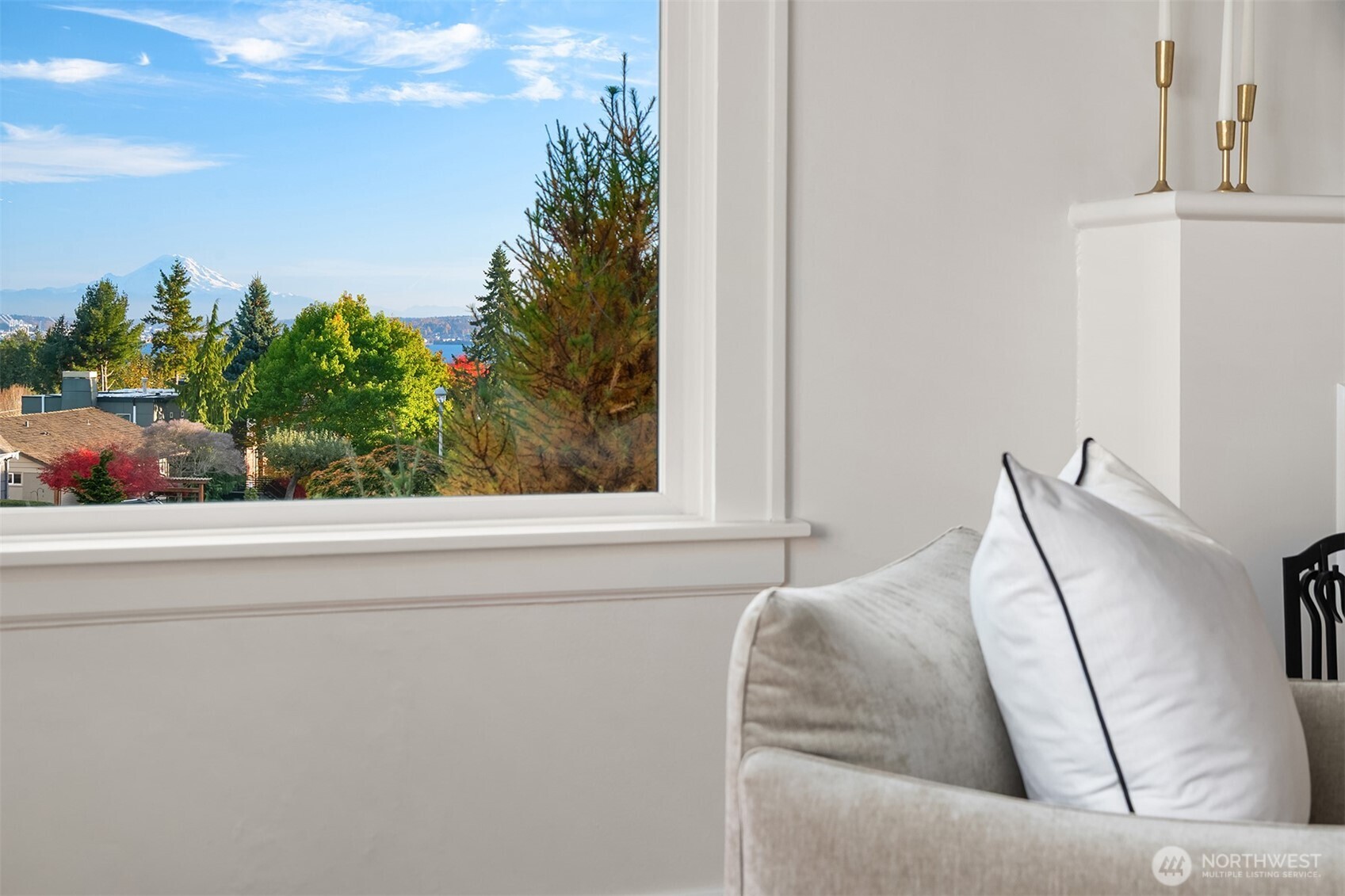 2503 37th Avenue West Seattle, WA 98199 - Photo 8 of 36 a living room with furniture and a potted plant