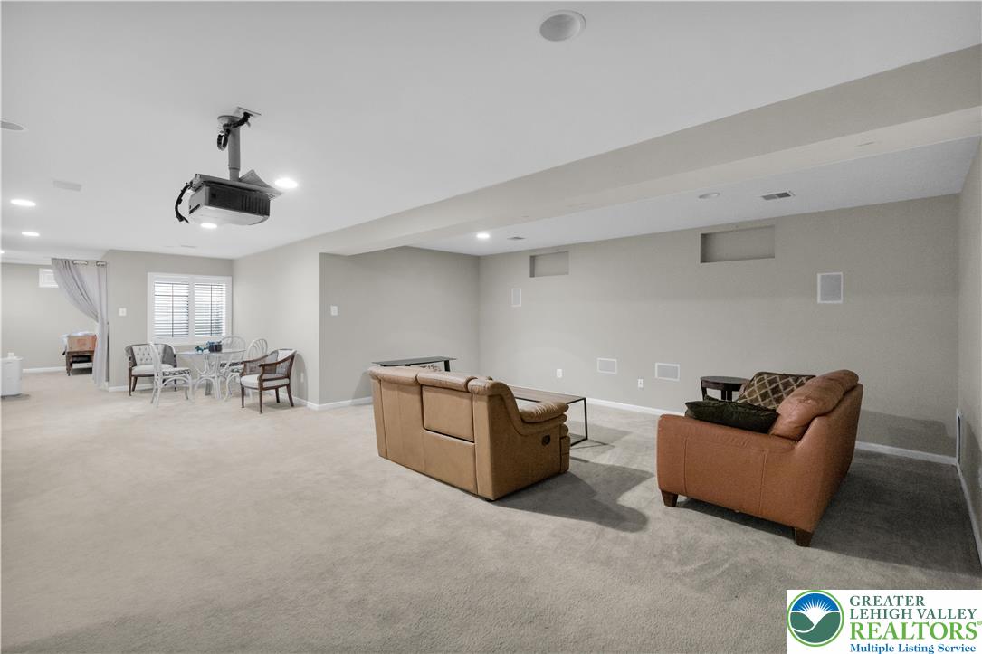222 Lower Way Road Easton, PA 18045 - Photo 37 of 45 a living room with furniture and a ceiling fan