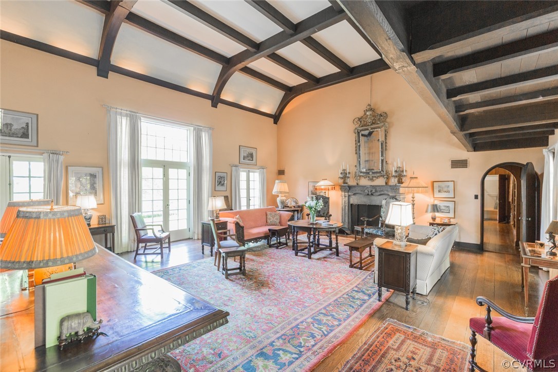700 Rock Castle Road Goochland, VA 23063 - Photo 12 of 49 The grand Living Room features a soaring 25-foot c