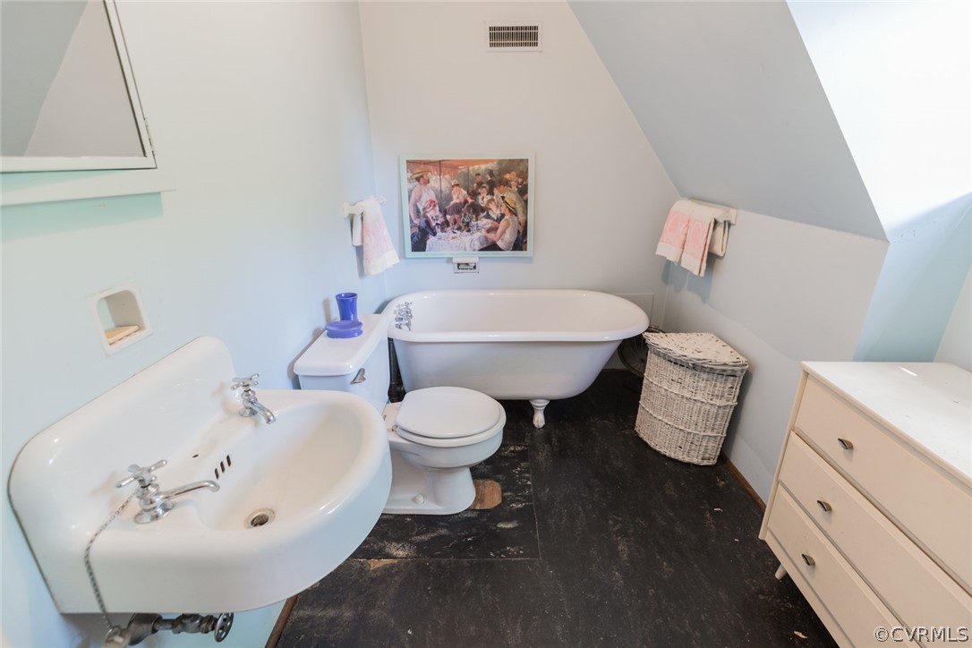 700 Rock Castle Road Goochland, VA 23063 - Photo 36 of 49 The third floor bathroom has a wall mount sink and