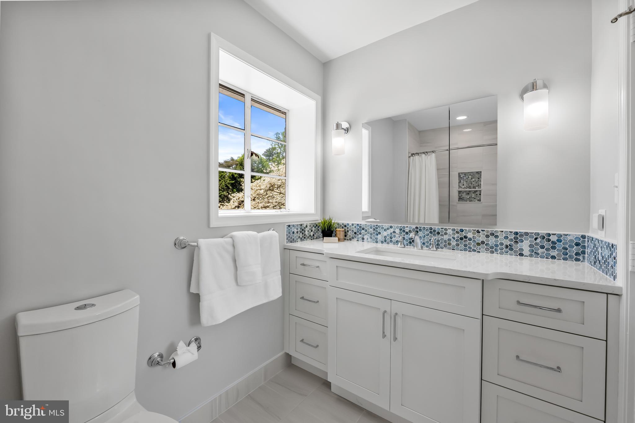 6 Meadow Road Baltimore, MD 21212 - Photo 49 of 66 a bathroom with a sink and a mirror