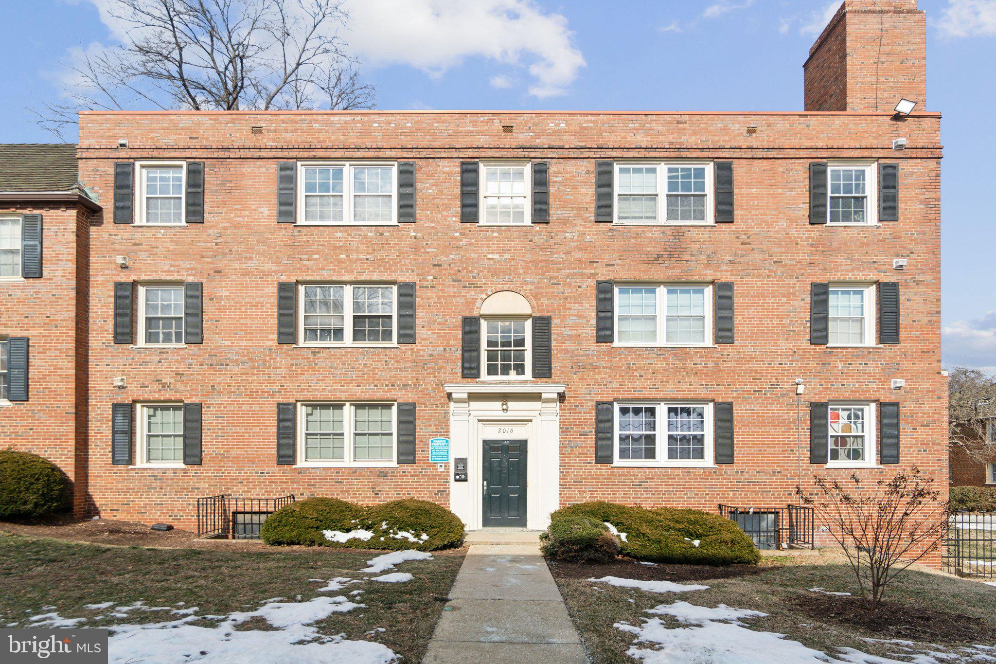 2016 37th Street Southeast, Unit 201 Washington, DC 20020 - Photo 16 of 17 a front view of a house