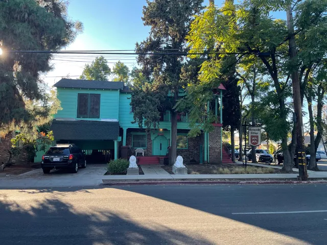 a view of a house with a swimming pool
