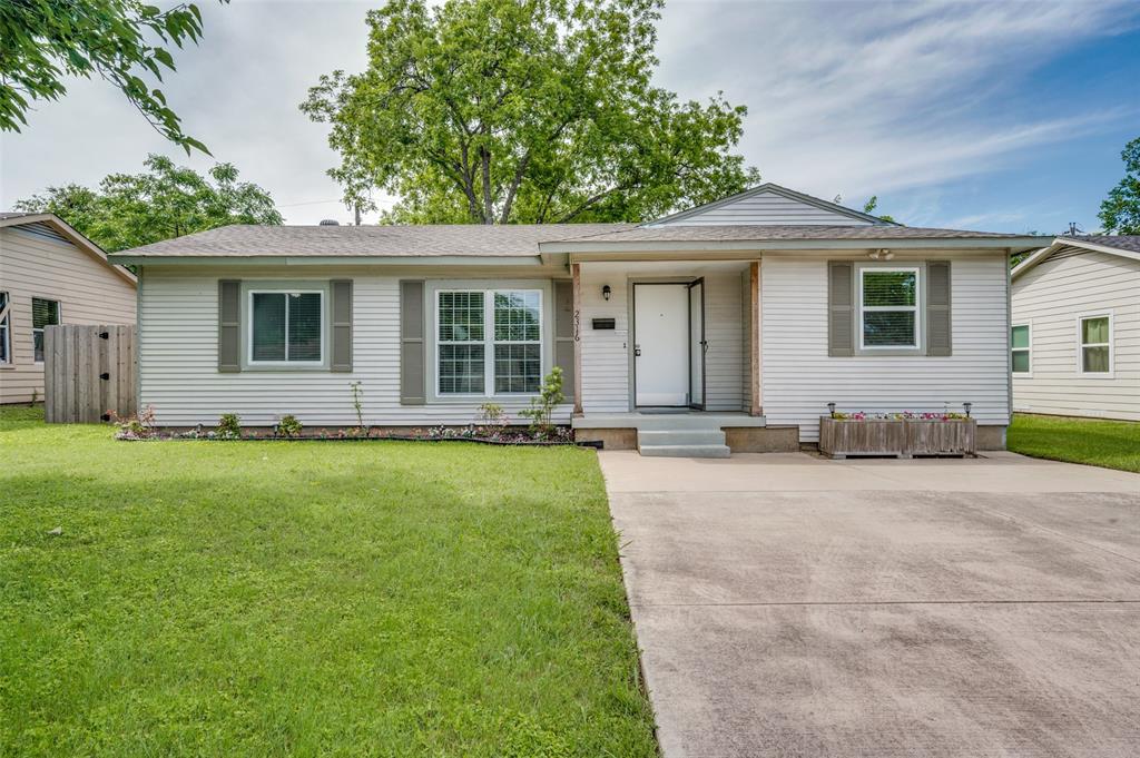 2316 Cunningham Street Irving, TX 75062 - Photo 1 of 22 Single-story residence featuring white siding and a gray shingle roof