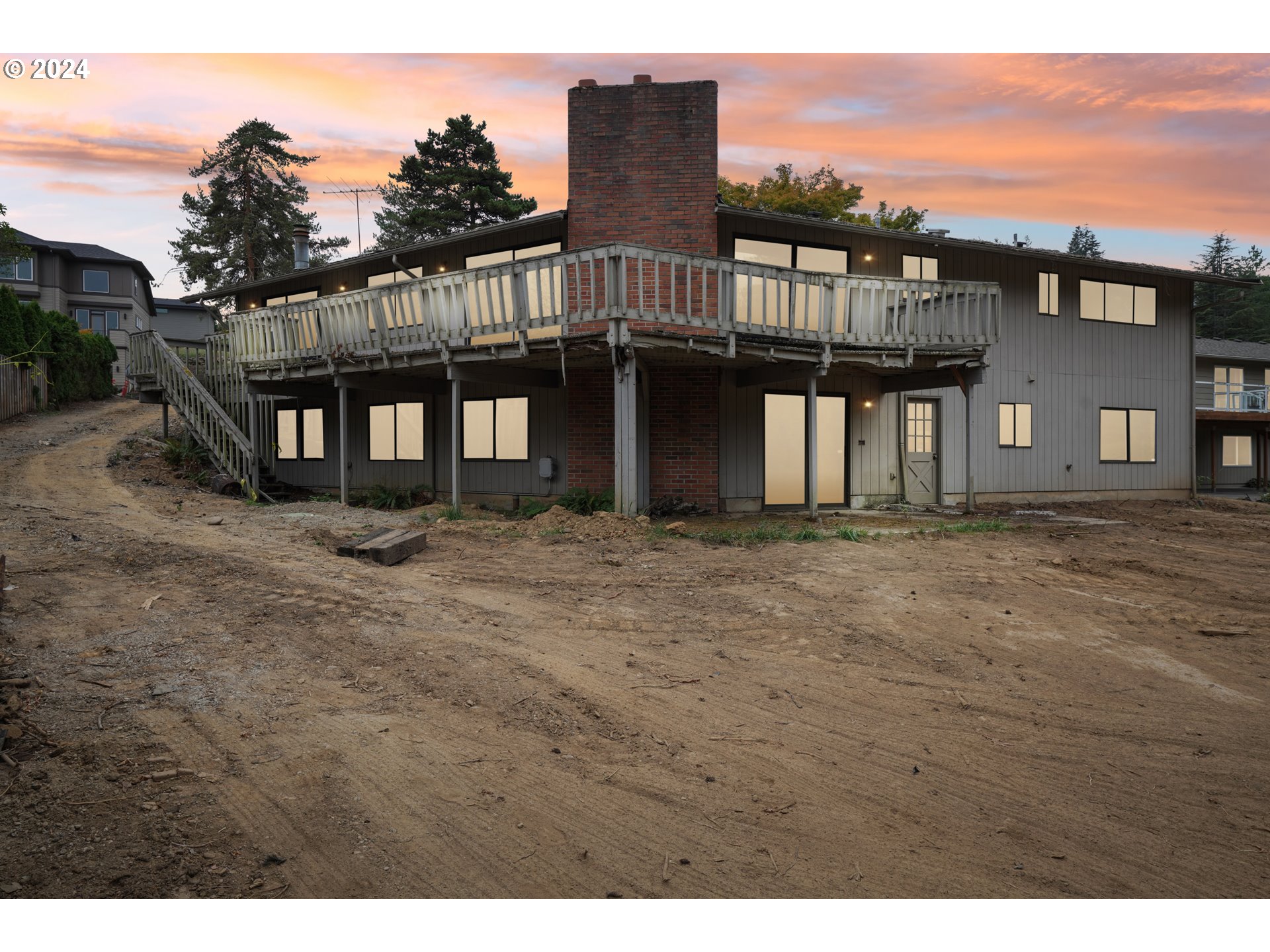 12795 Southeast Callahan Road Happy Valley, OR 97086 - Photo 37 of 42 a view of a house with a backyard