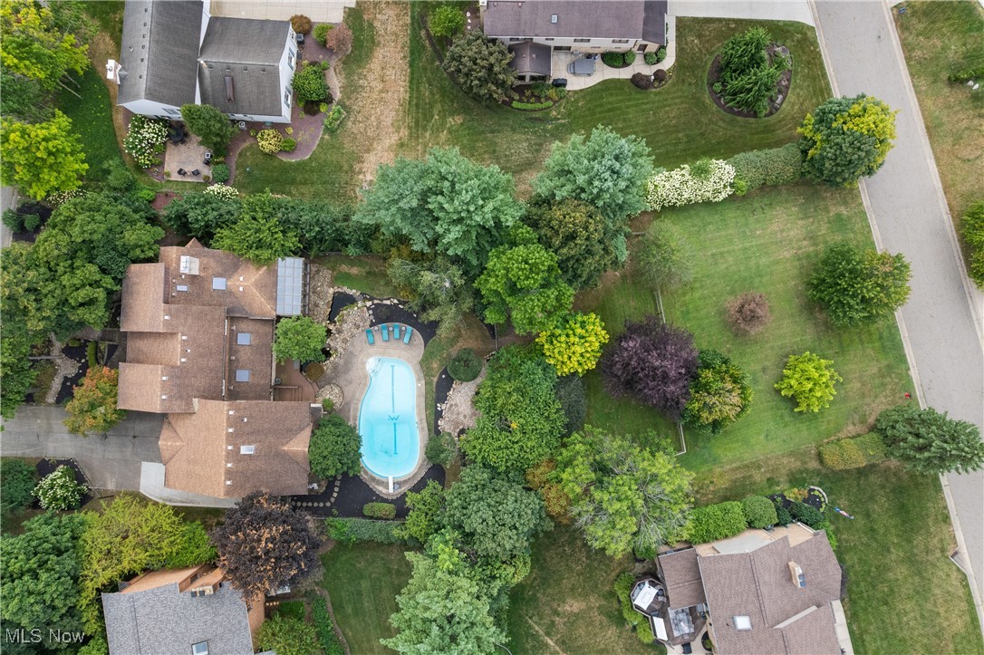 2317 Raintree Street Northeast Canton, OH 44705 - Photo 33 of 40 Aerial overview of property's location featuring a pool area