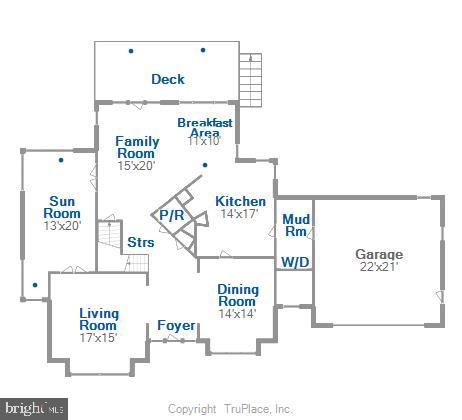 11300 Water Pointe Circle Reston, VA 20194 - Photo 14 of 41 Main Level plan