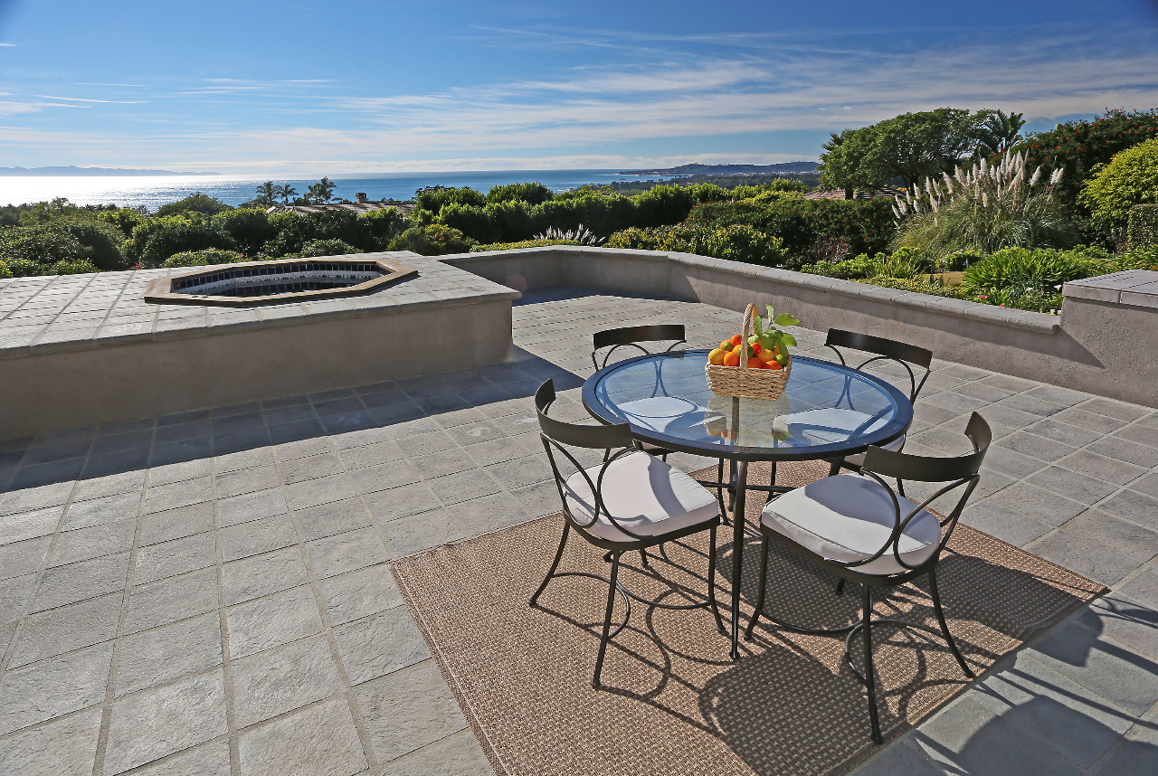 357 Ortega Ridge Road Montecito, CA 93108 - Photo 17 of 26 357 Ortega Ridge - PatioView2 w spa