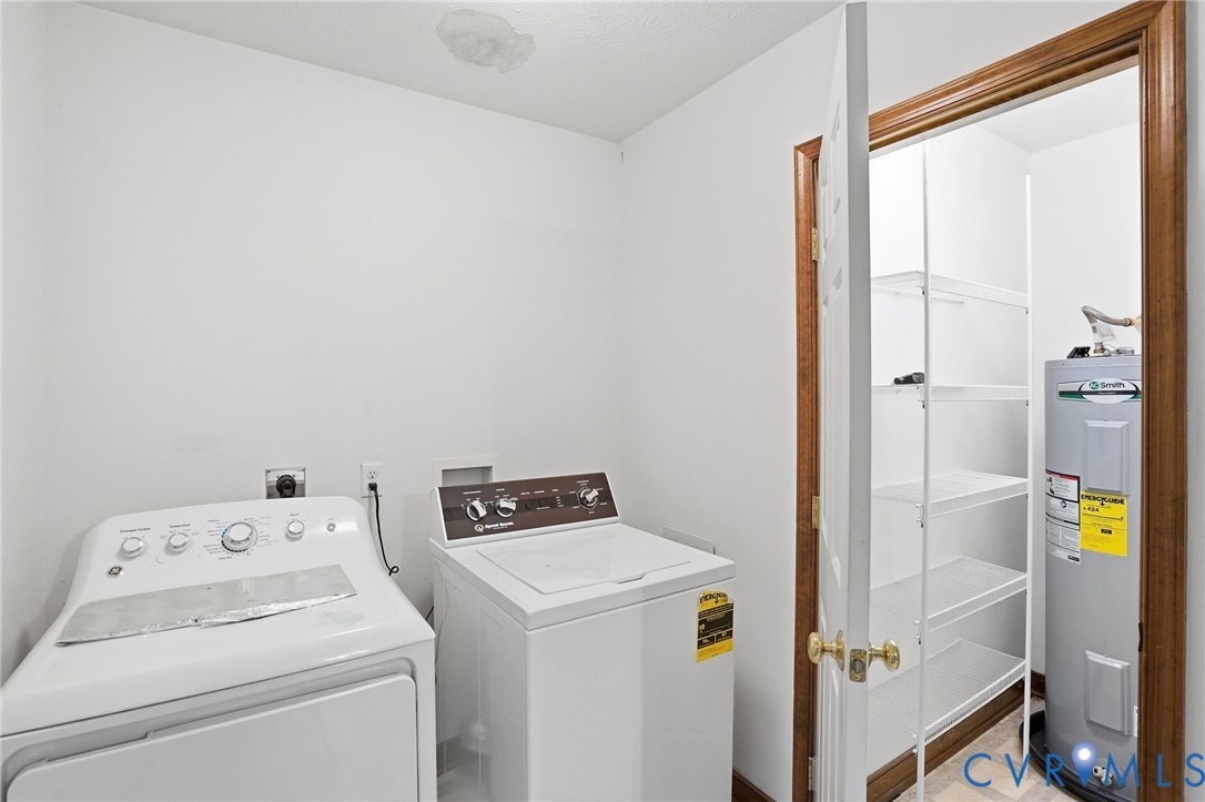 1917 Mahixon Road Manquin, VA 23106 - Photo 24 of 43 a utility room with dryer and washer