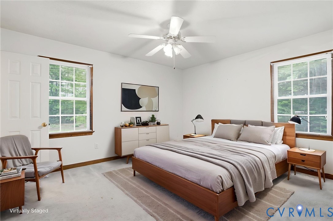 1917 Mahixon Road Manquin, VA 23106 - Photo 31 of 43 a bedroom with two beds and a window