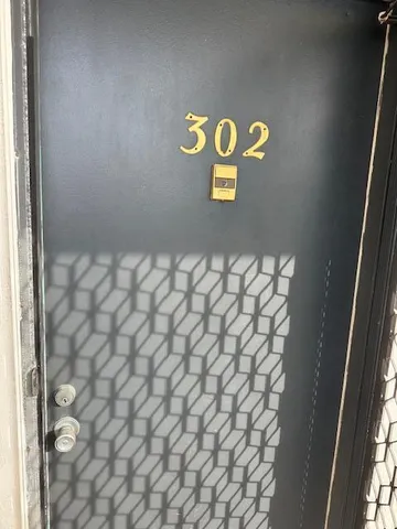 a view of a wooden wall