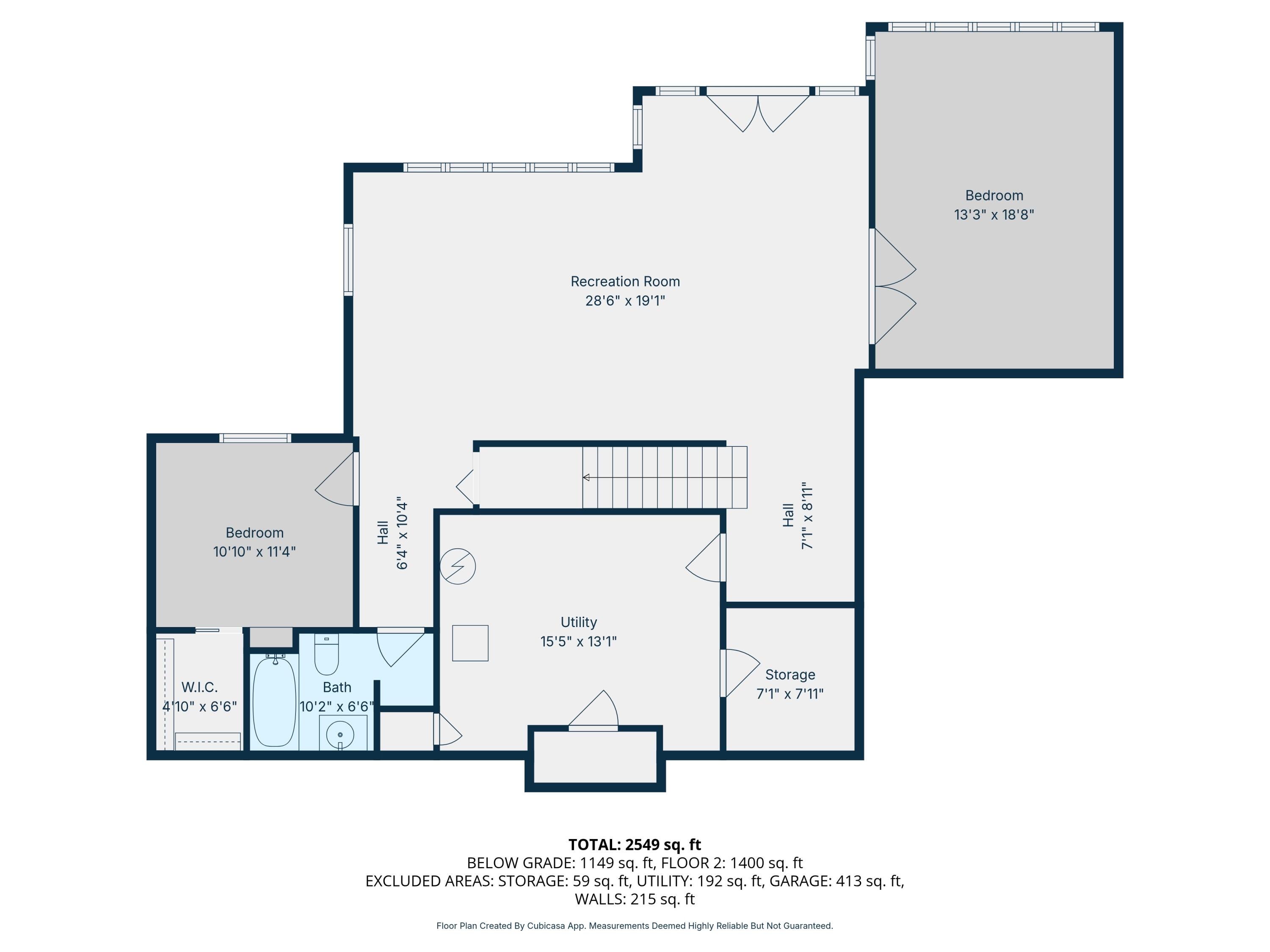 5824 Twin Lakes Road Cheboygan, MI 49721 - Photo 43 of 44 Lower Level Floorplan