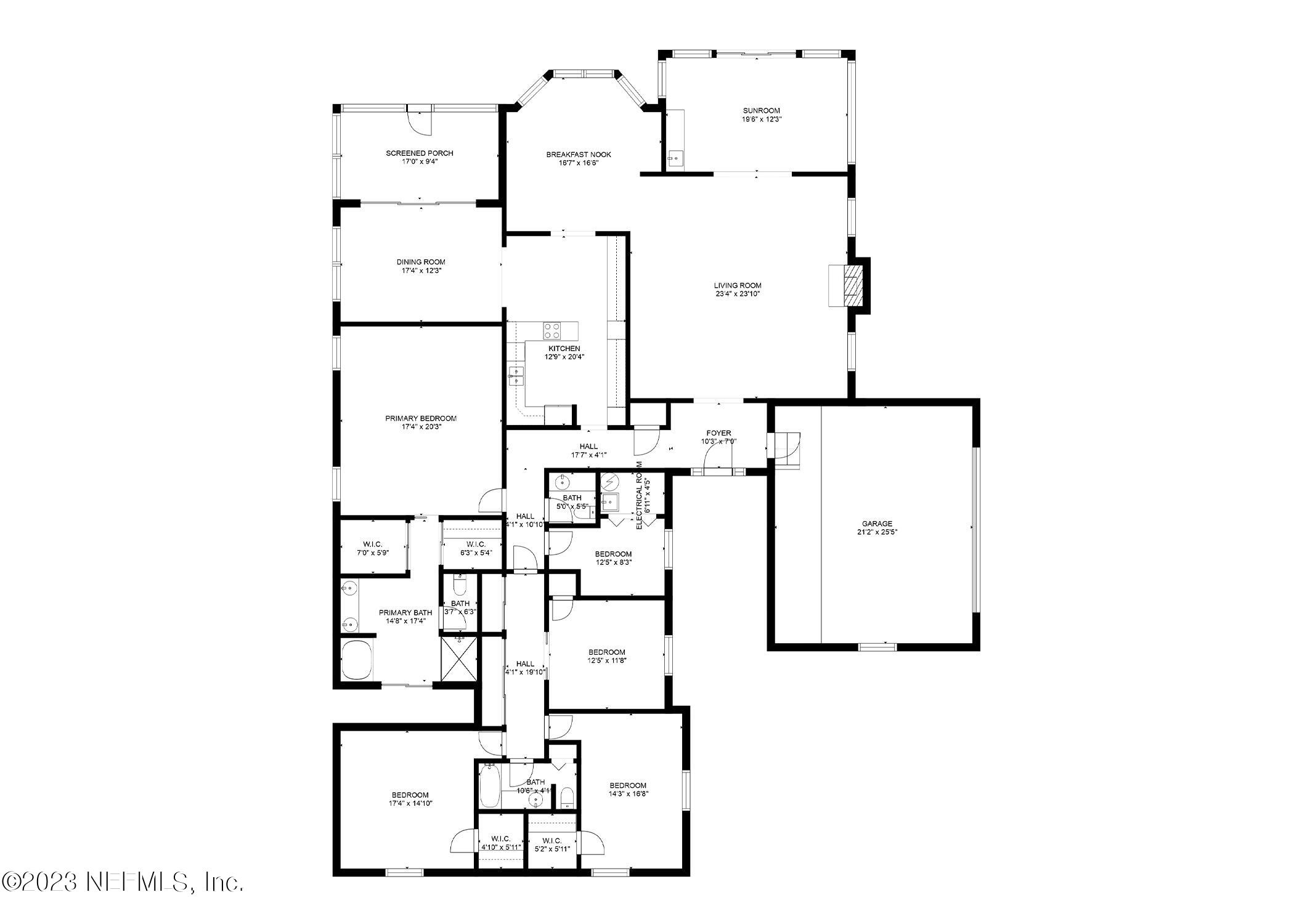4309 Monument Road Jacksonville, FL 32225 - Photo 65 of 65 Floor Plan