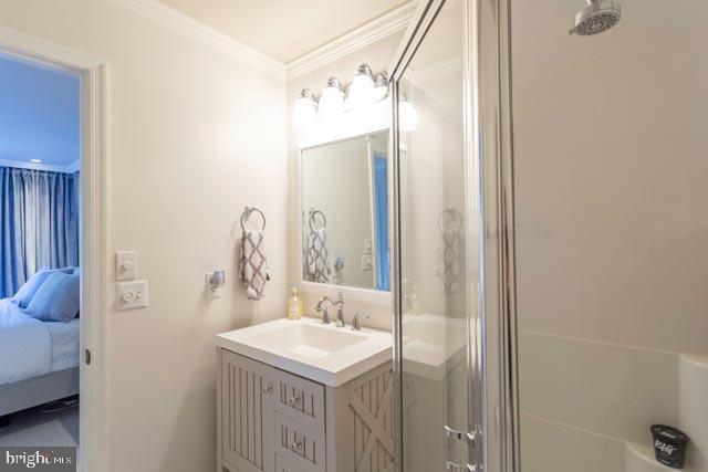 17314 King Philip Way Lewes, DE 19958 - Photo 22 of 34 a bathroom with a sink and mirror