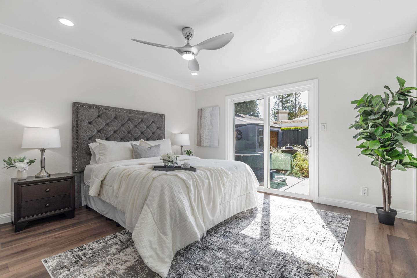 169 Turquoise Way Livermore, CA 94550 - Photo 28 of 59 a bedroom with bed and a potted plant