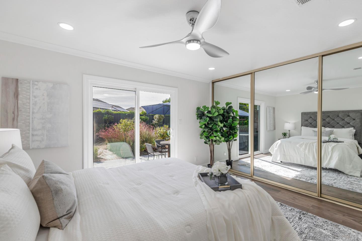 169 Turquoise Way Livermore, CA 94550 - Photo 30 of 59 a bedroom with a bed and ceiling fan