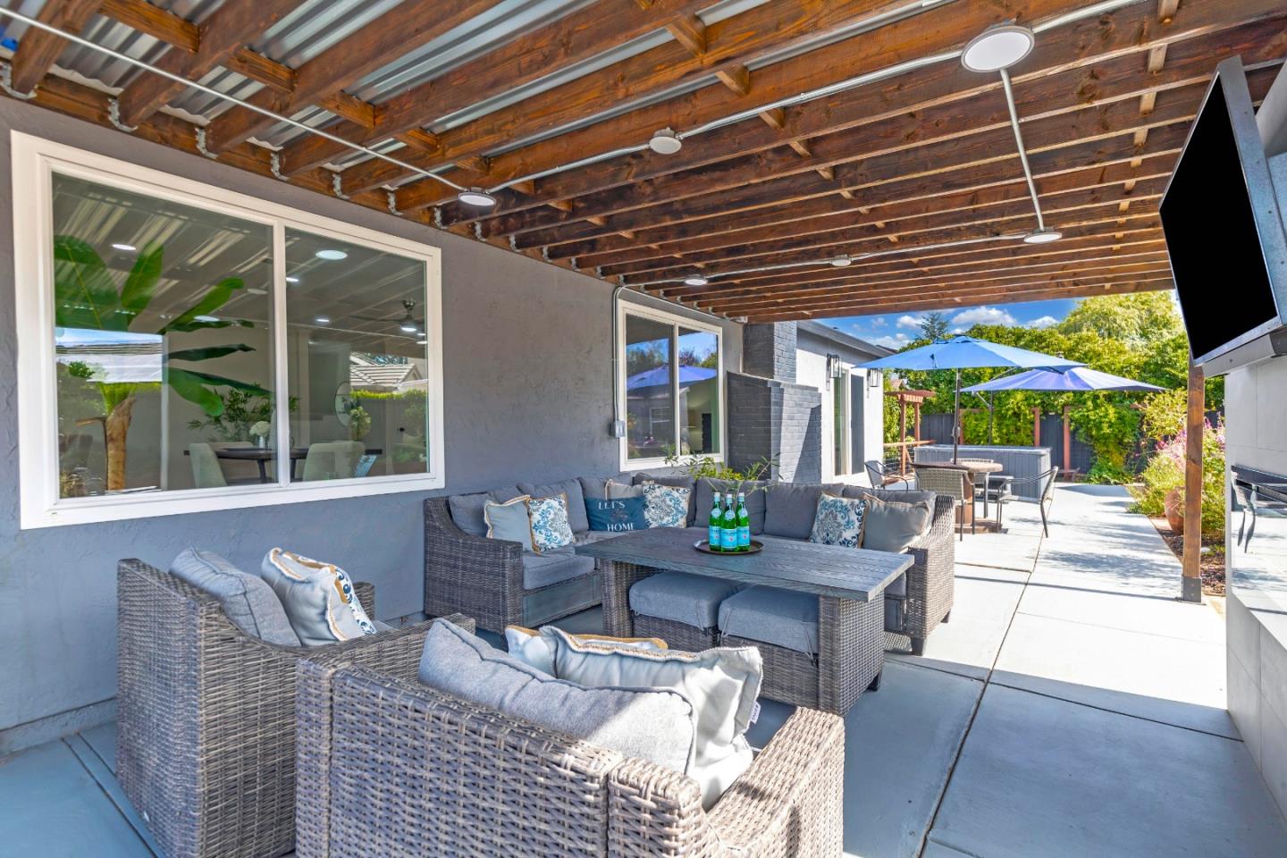 169 Turquoise Way Livermore, CA 94550 - Photo 54 of 59 a outdoor living space with furniture and garden view