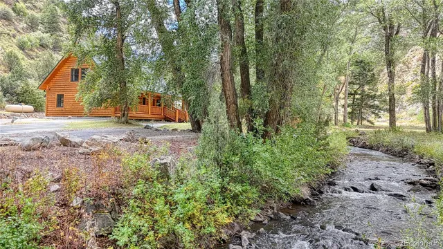 a view of outdoor space and trees